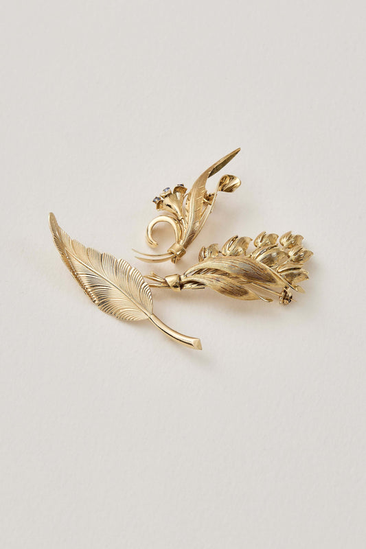 Mid-Century Tiffany & Co. Leaf Brooch