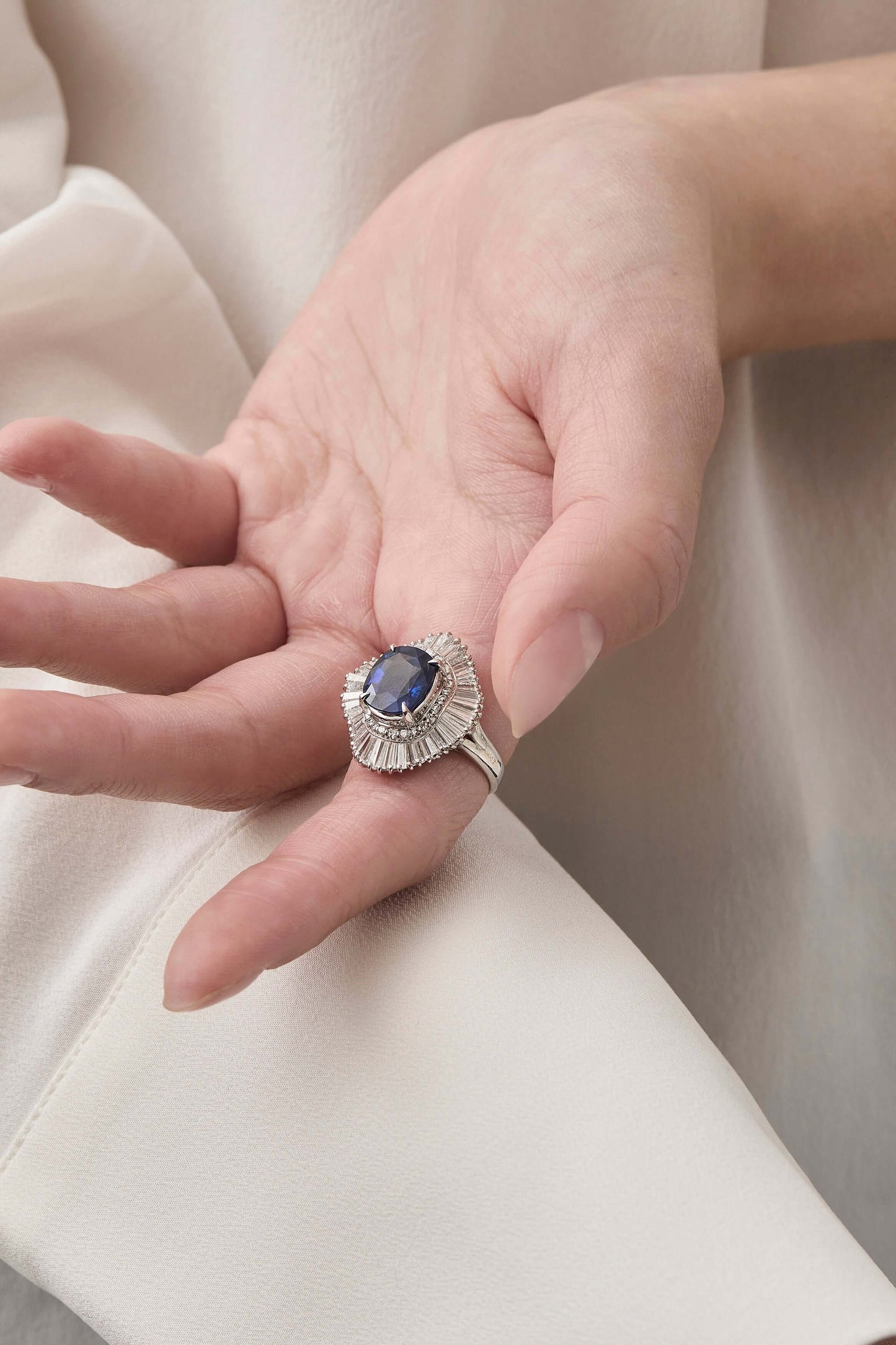 Sapphire Ballerina Ring