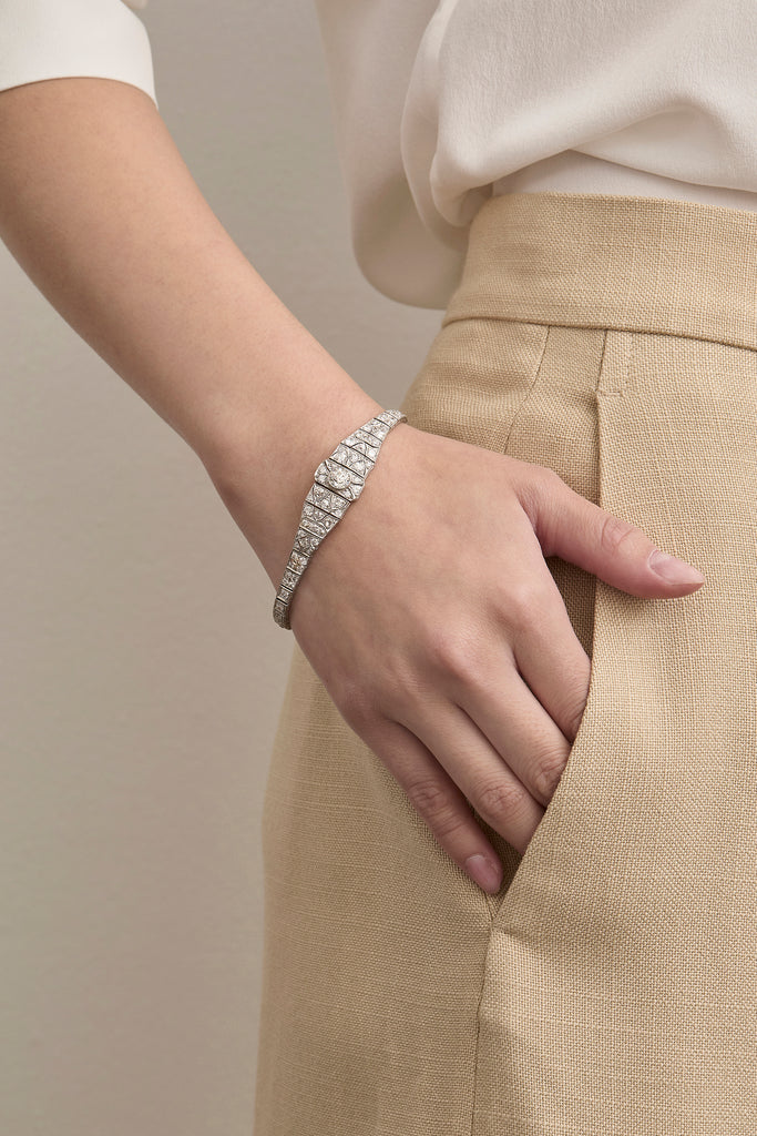 Art Deco Diamond Bracelet