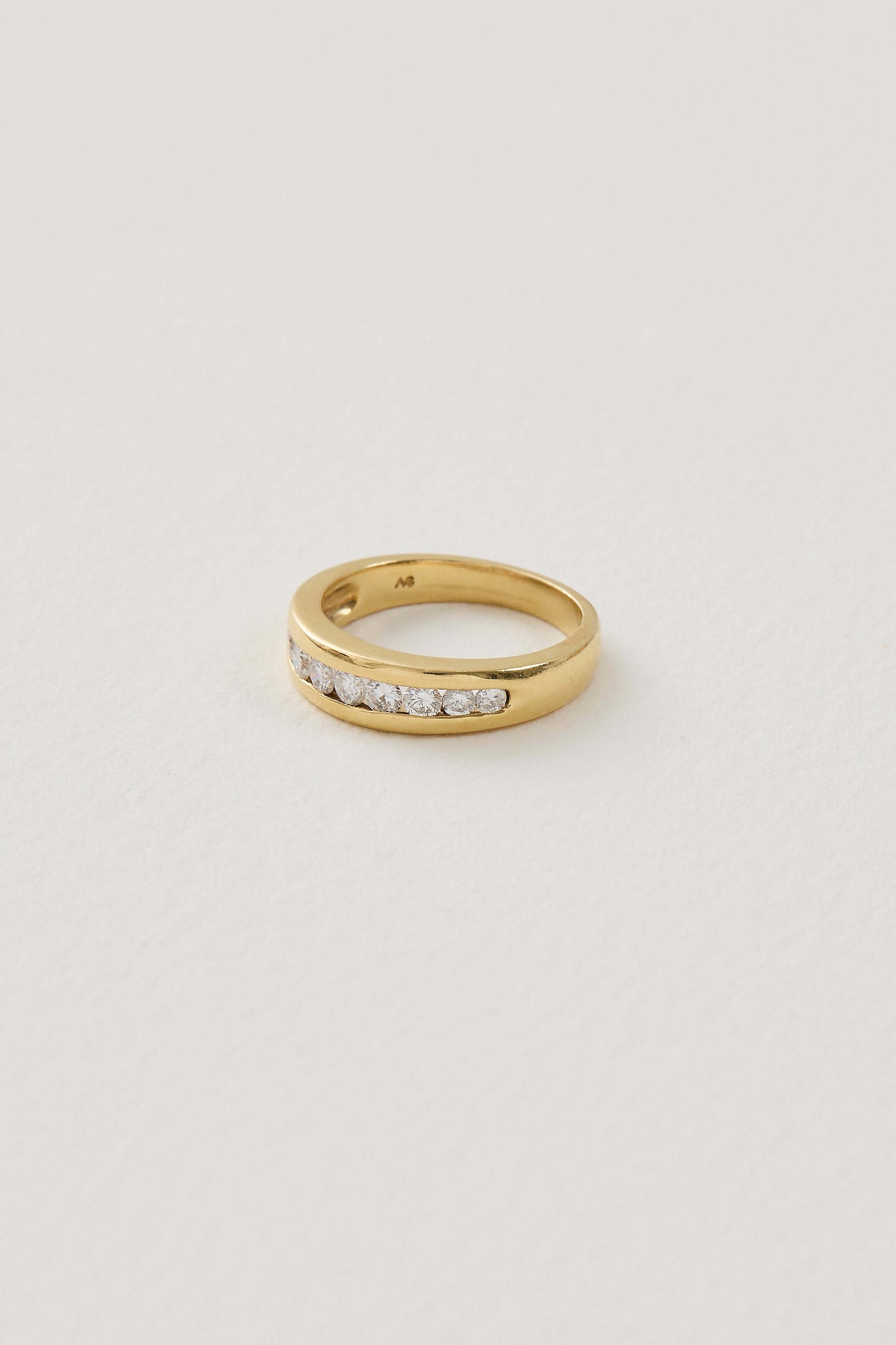 Channel-Set Half Eternity Band