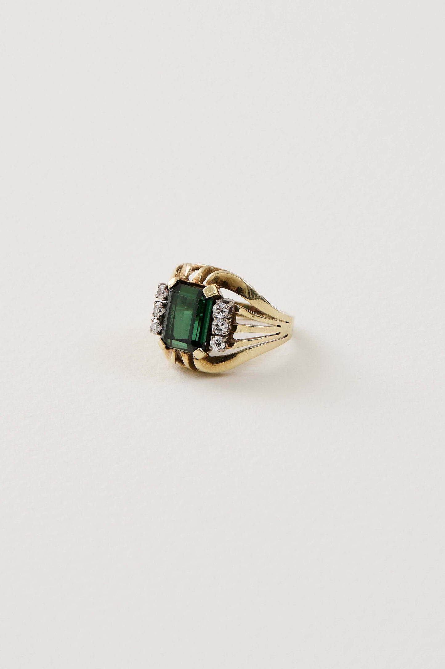 Mid-Century Tourmaline Ring