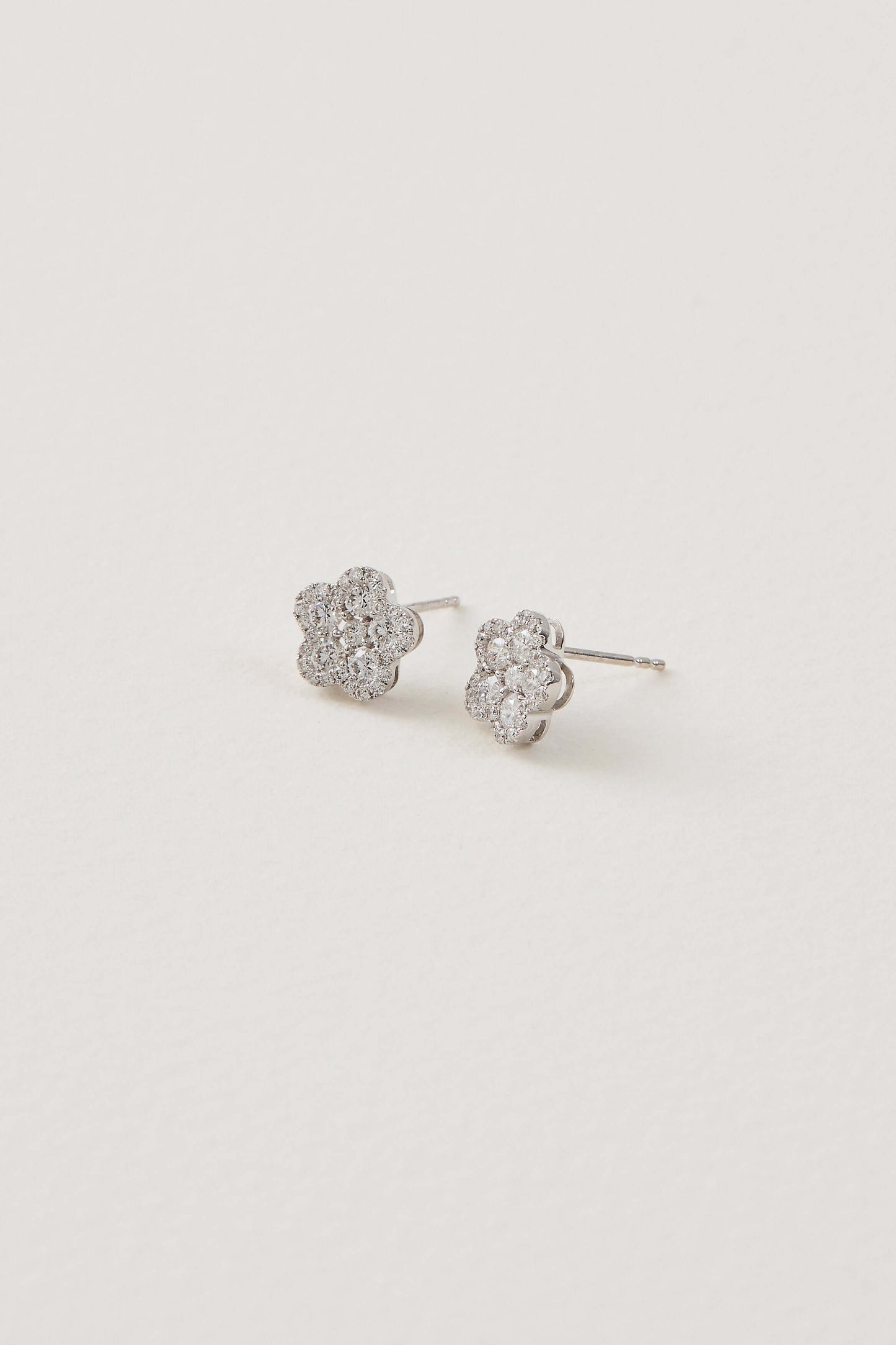 Diamond Flora Studs