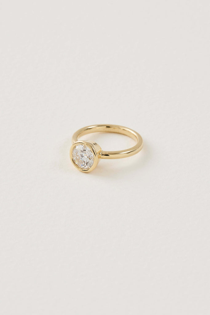 Bezel Solitaire Ring