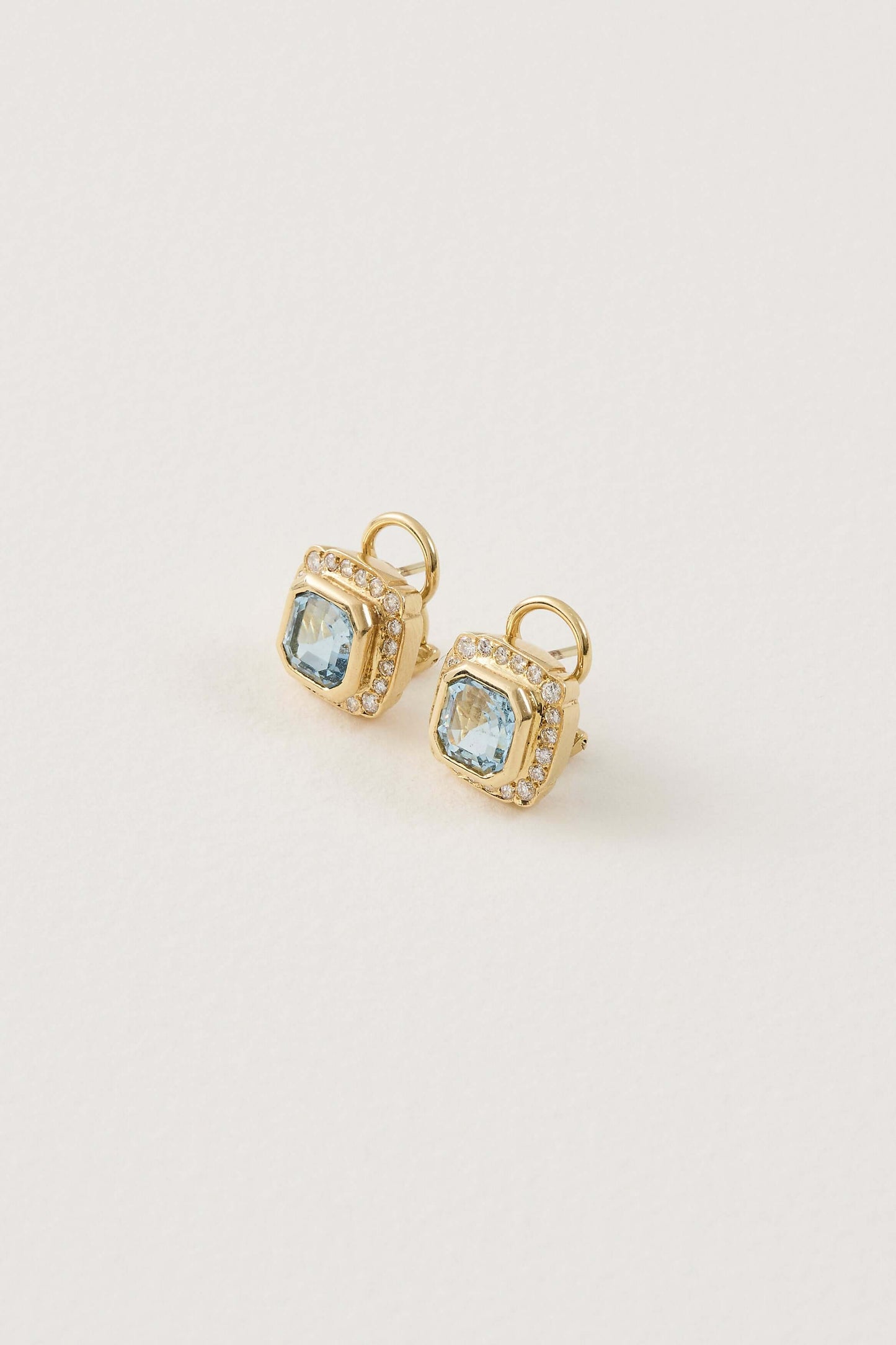 Aquamarine Studs