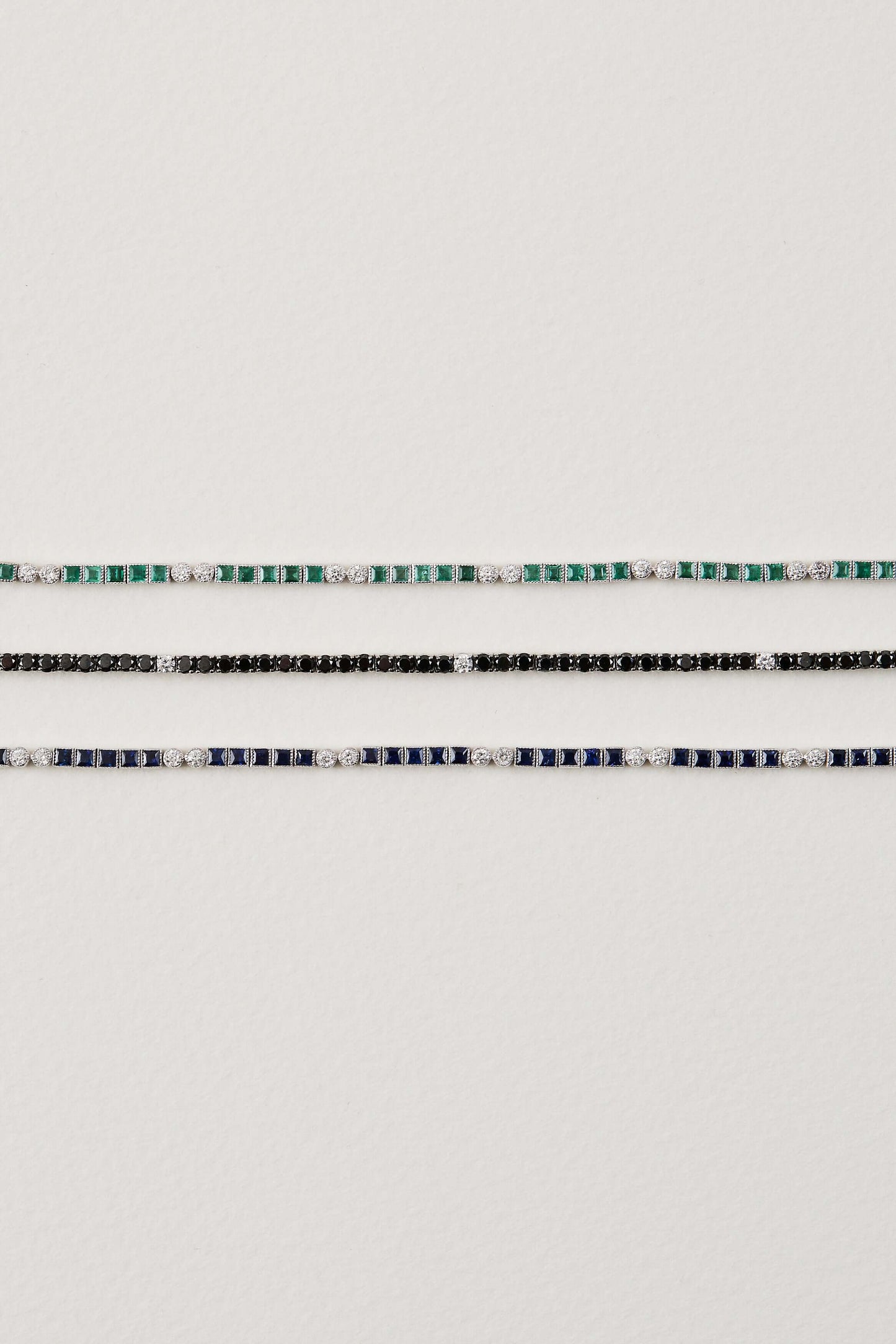 Black Diamond Tennis Bracelet