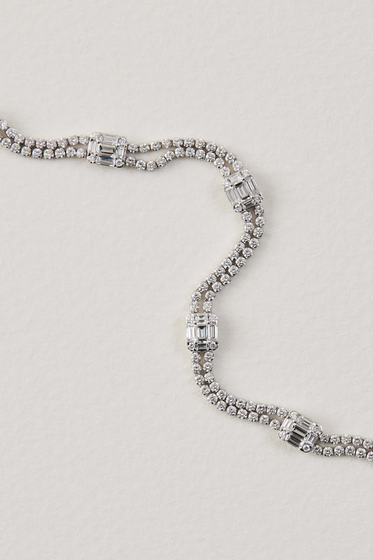 East-West Tennis Bracelet