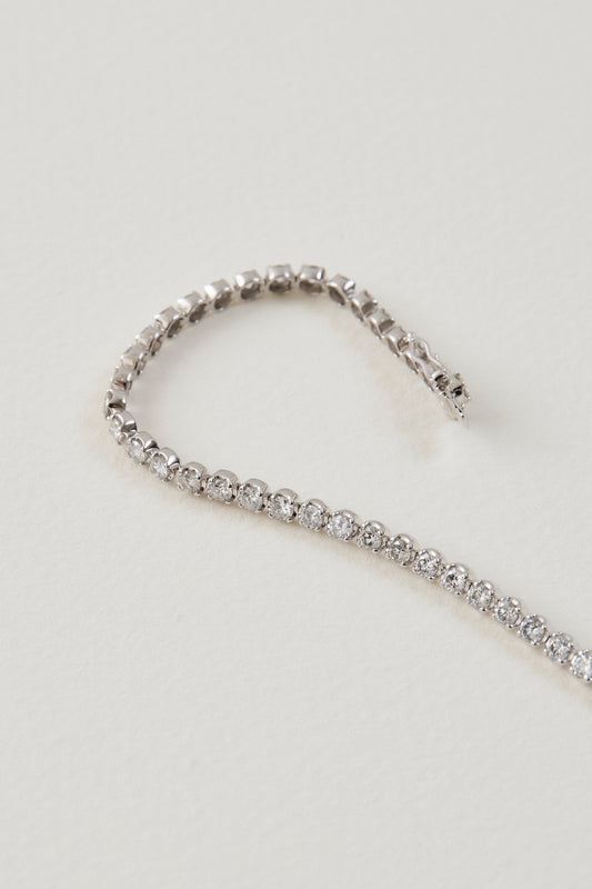 Bezel Tennis Bracelet