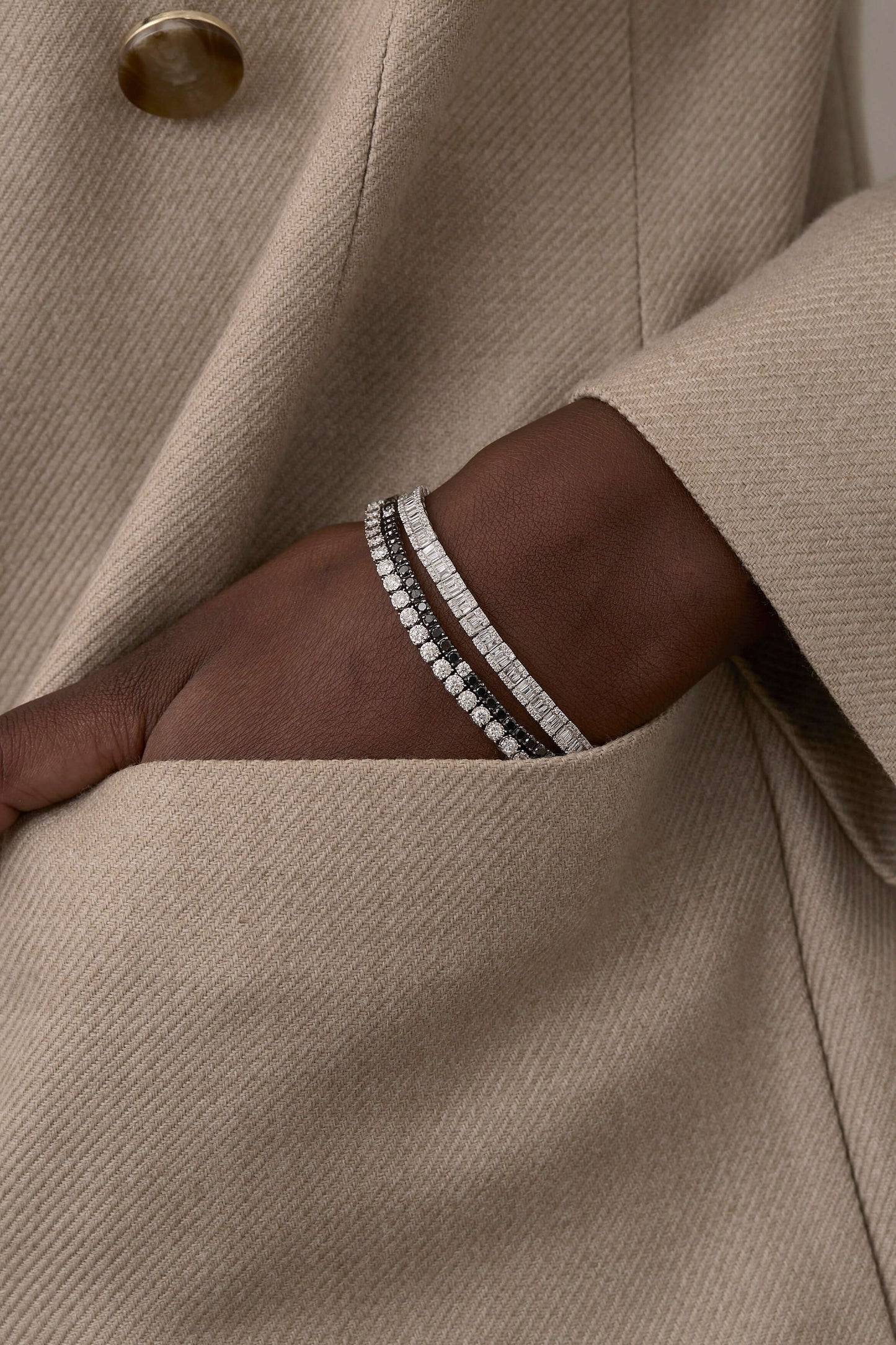 Linear Tennis Bracelet