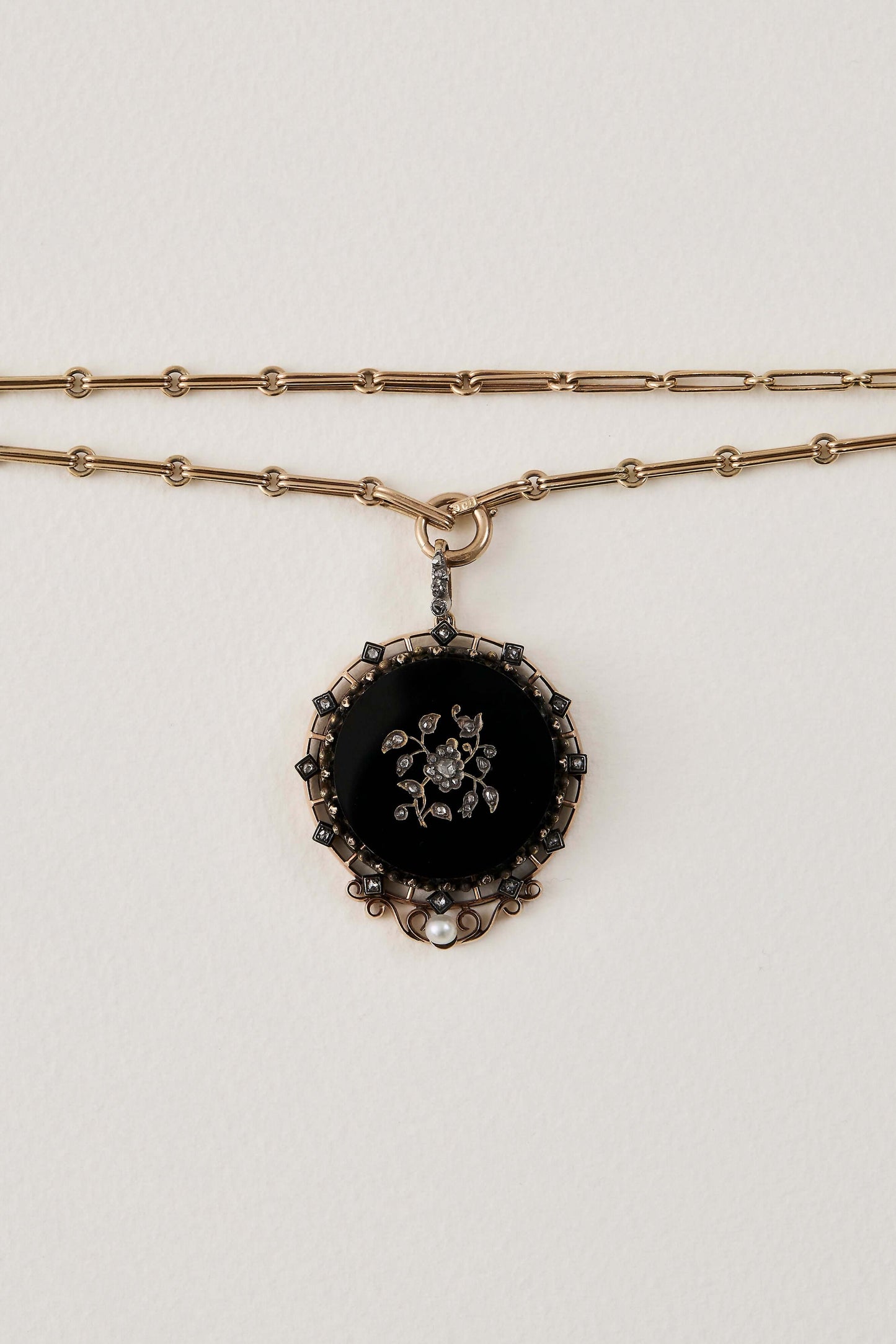 Victorian Onyx Pendant