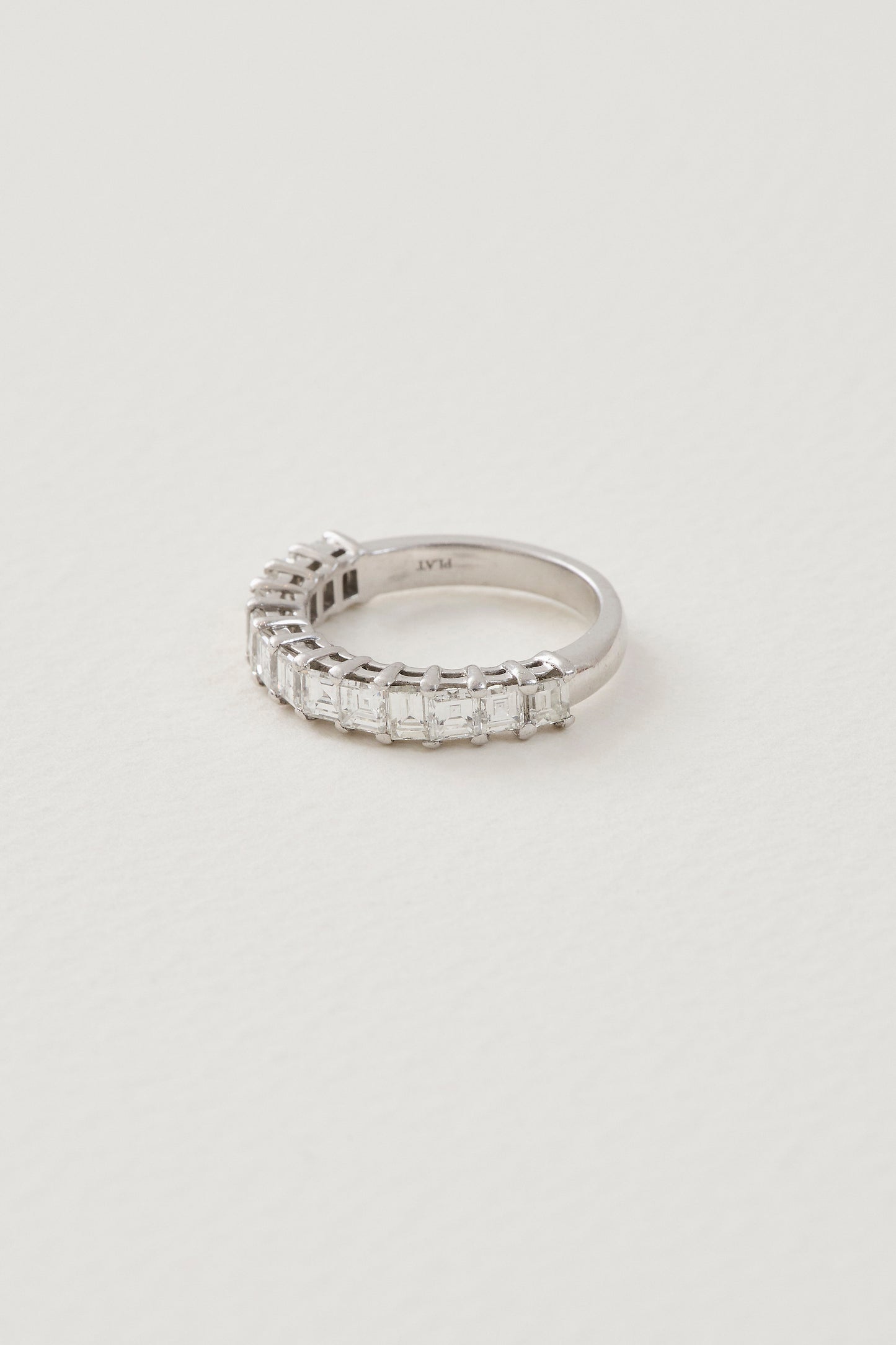 Asscher Diamond Signature Band