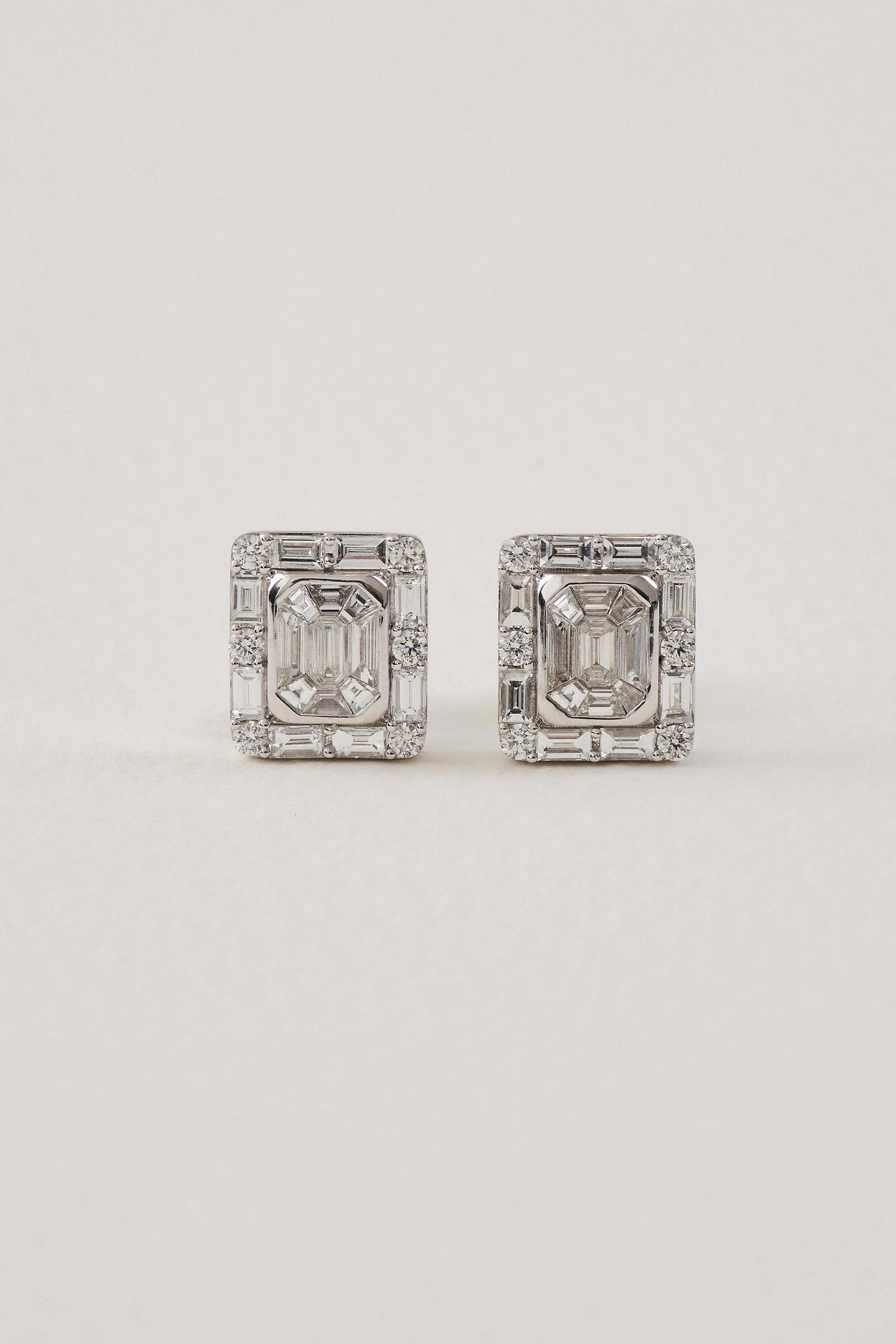 Diamond Deco Inspired Studs