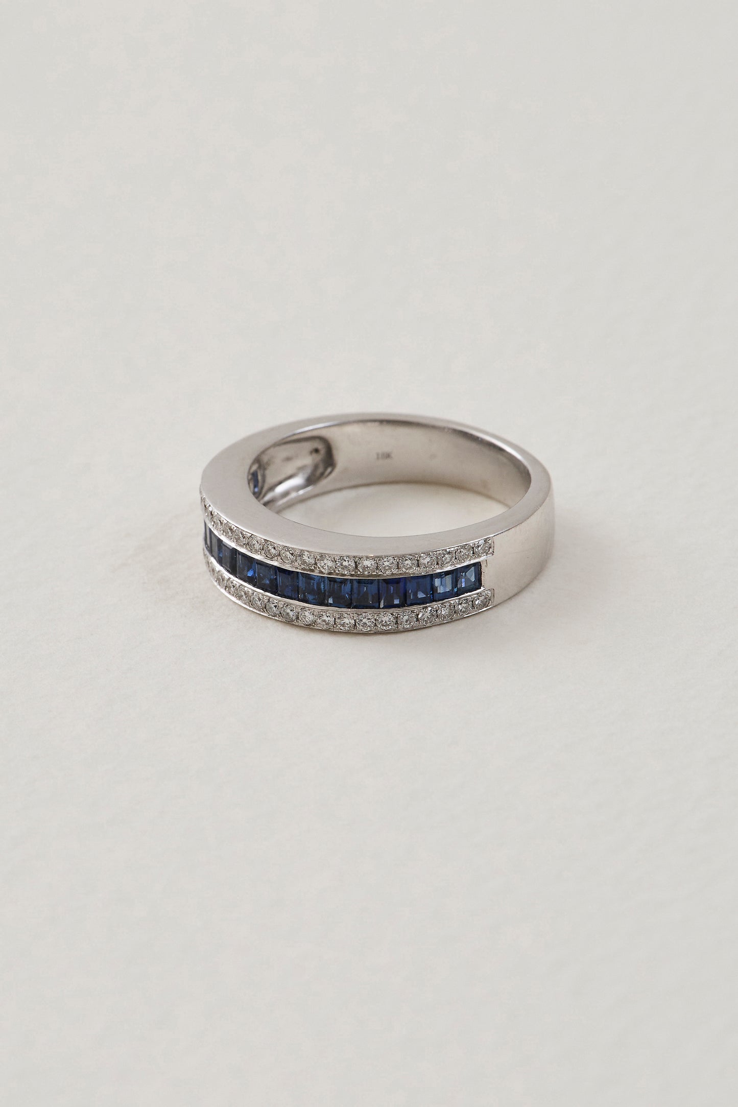 Sapphire and Diamond Fusion Band