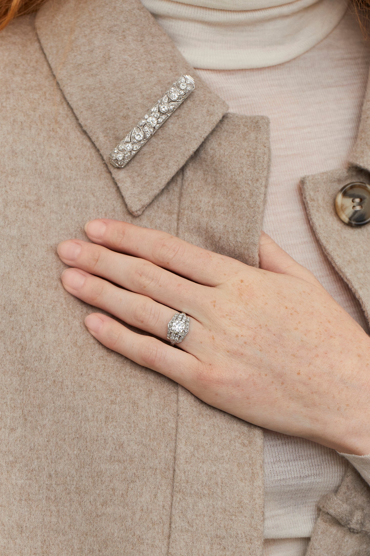 Edwardian/Art Deco Brooch