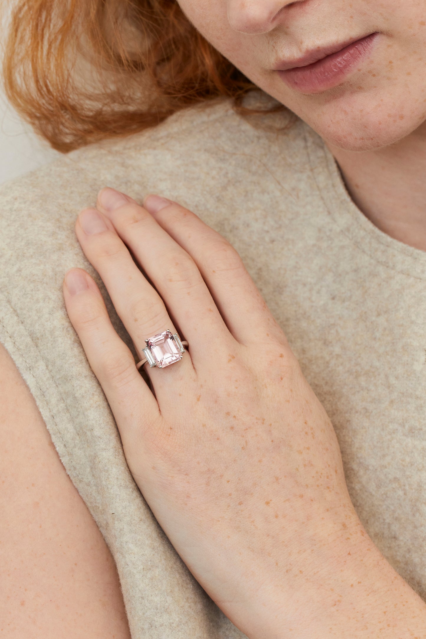 Morganite Signature Ring