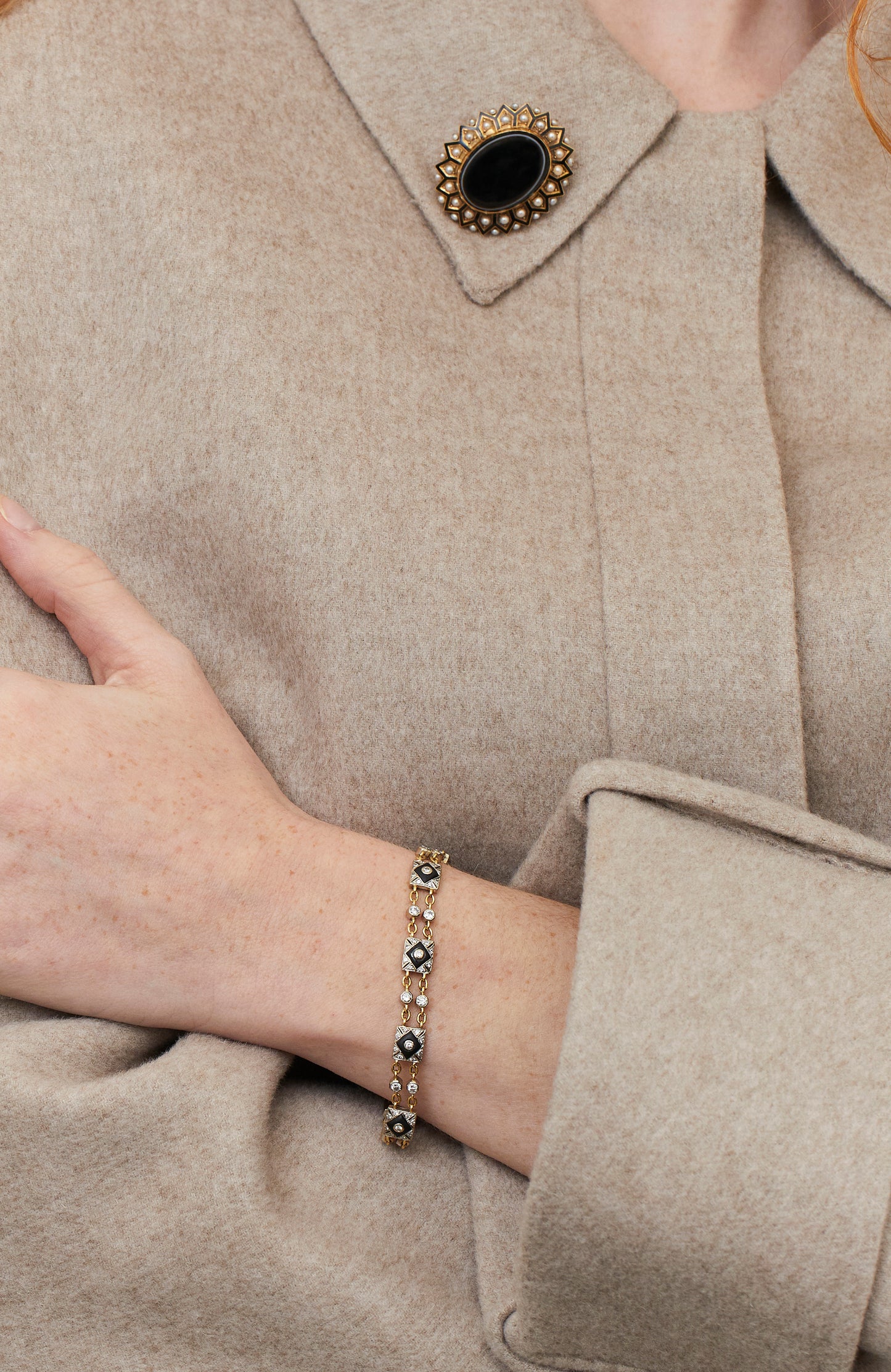 Victorian Sunburst Brooch - Pendant