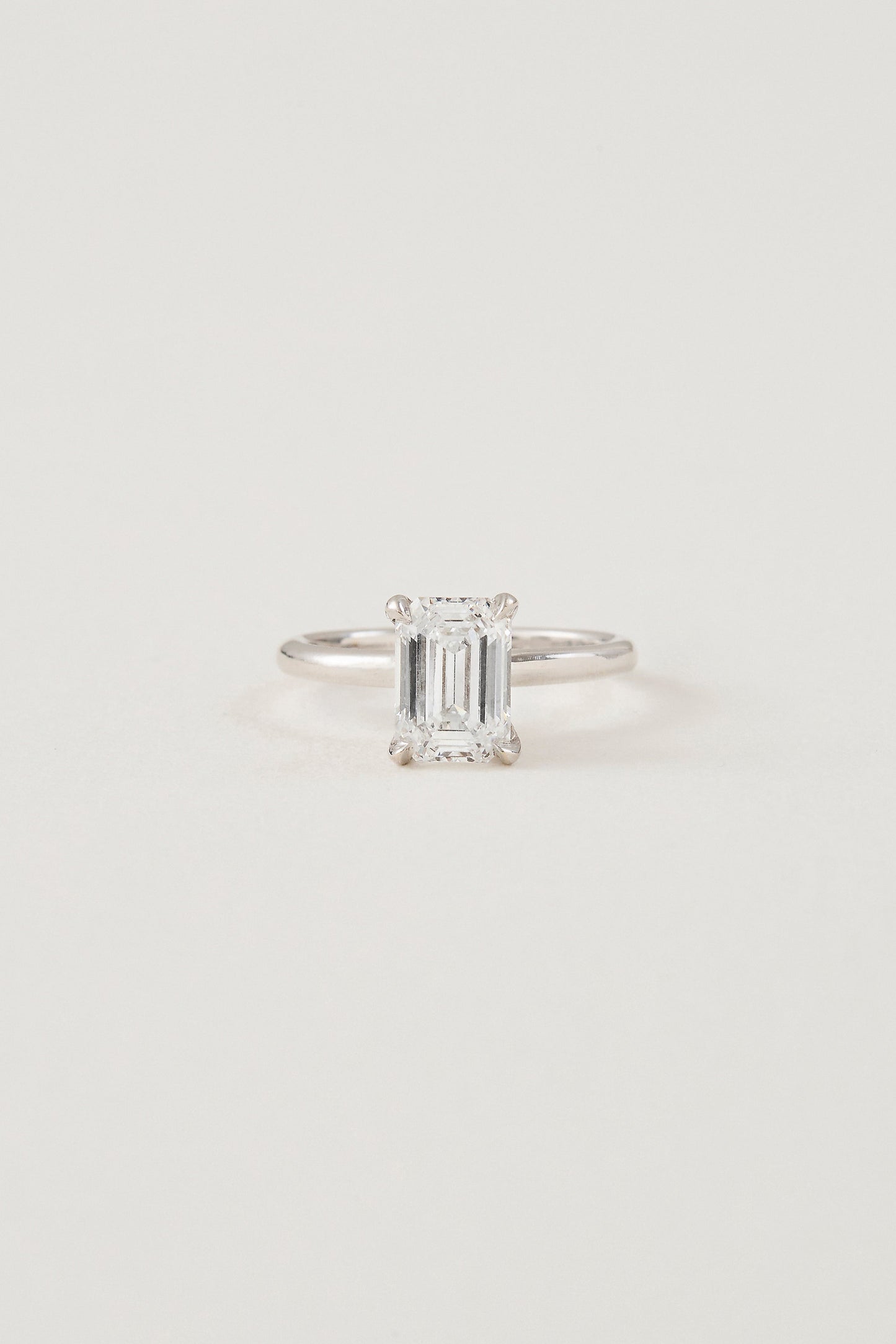 Emerald Solitaire Ring