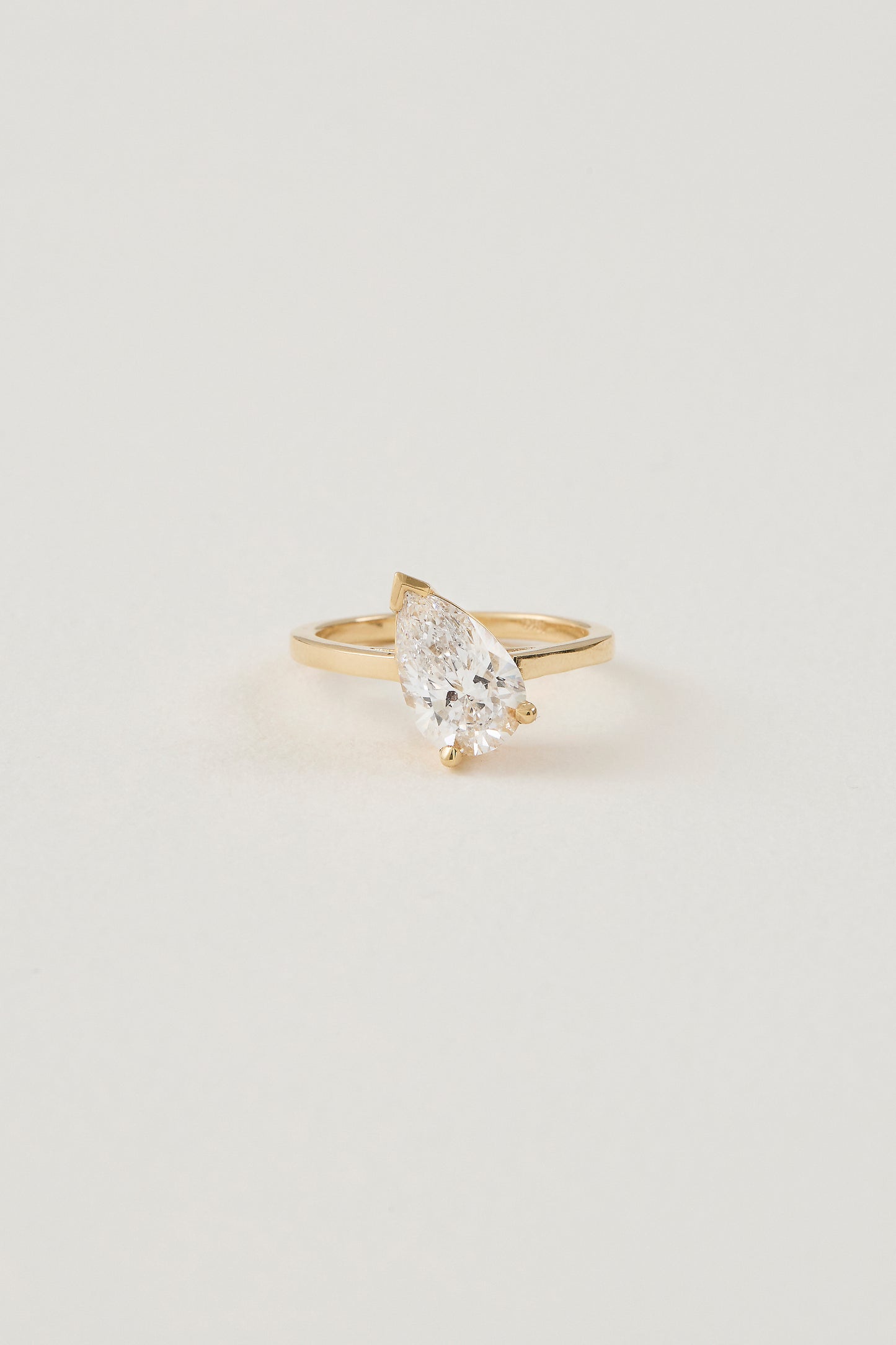 Pear Diamond Ring