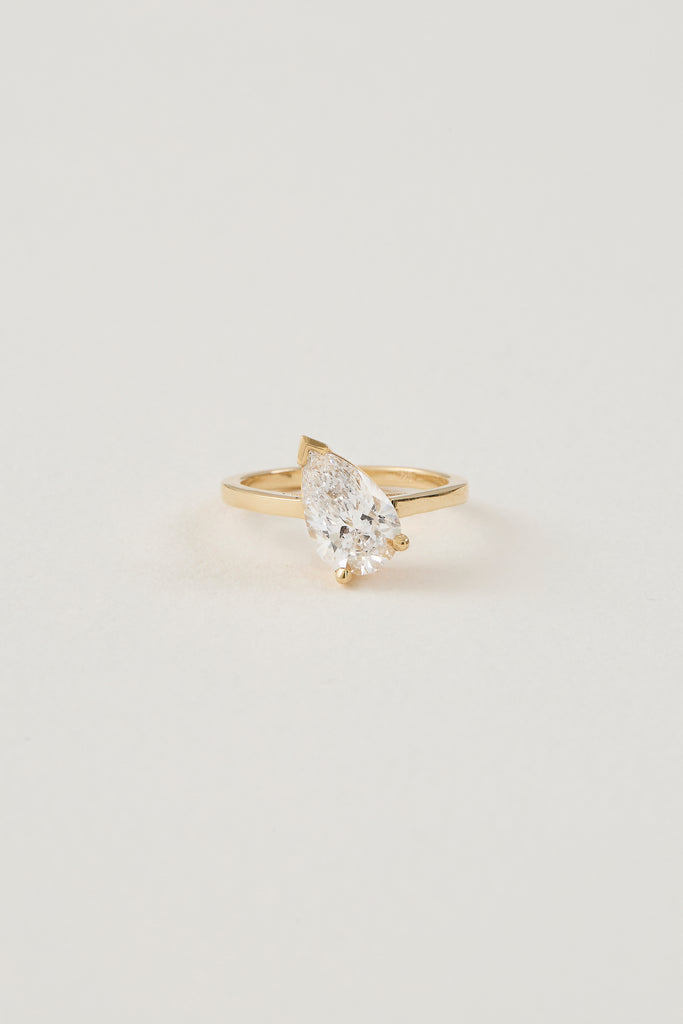 Pear Diamond Ring