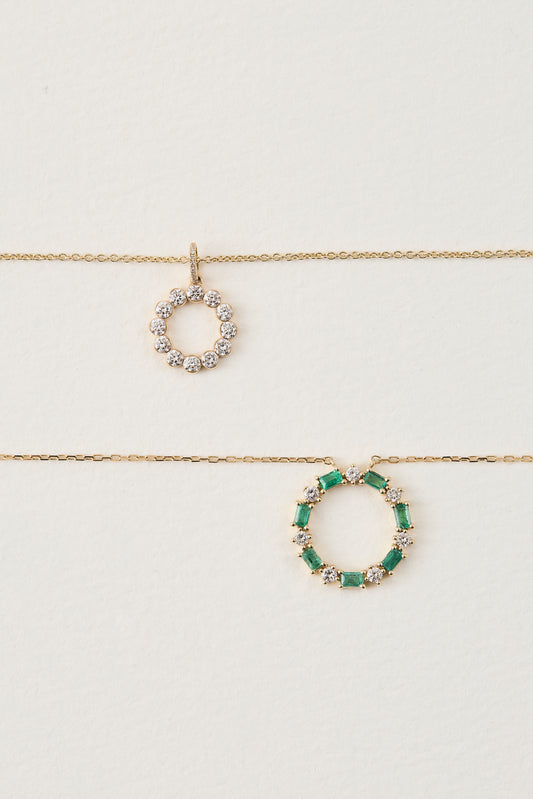 Diamond Wreath Pendant Necklace