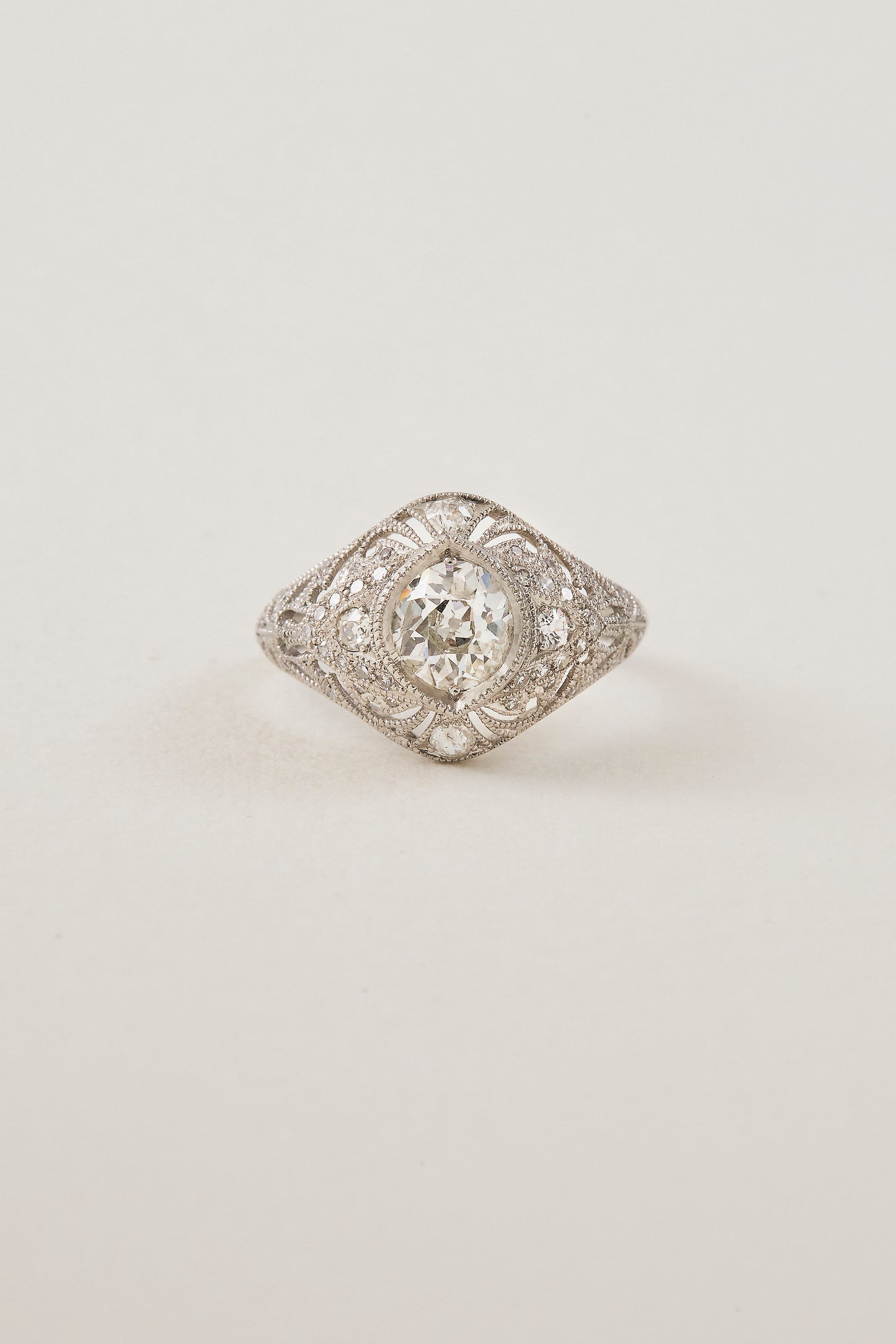 Dome Art Deco Design Ring