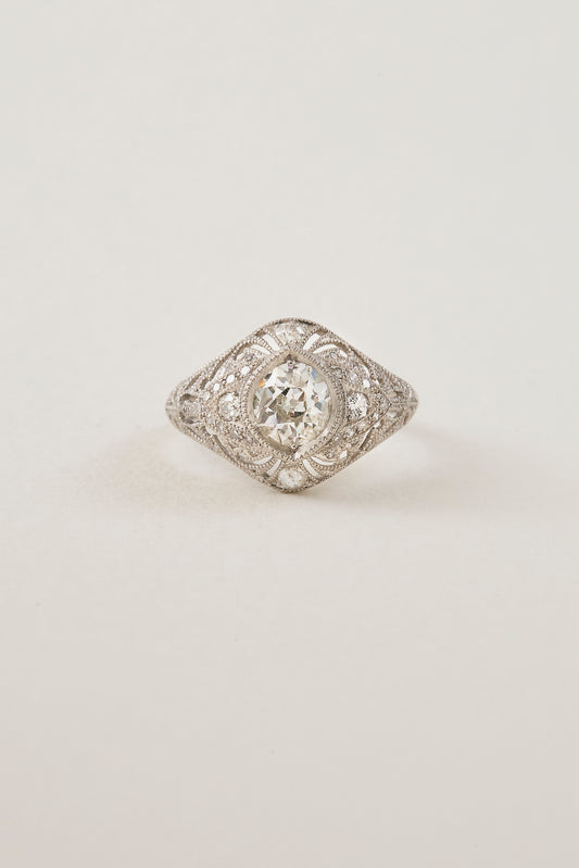 Dome Art Deco Design Ring