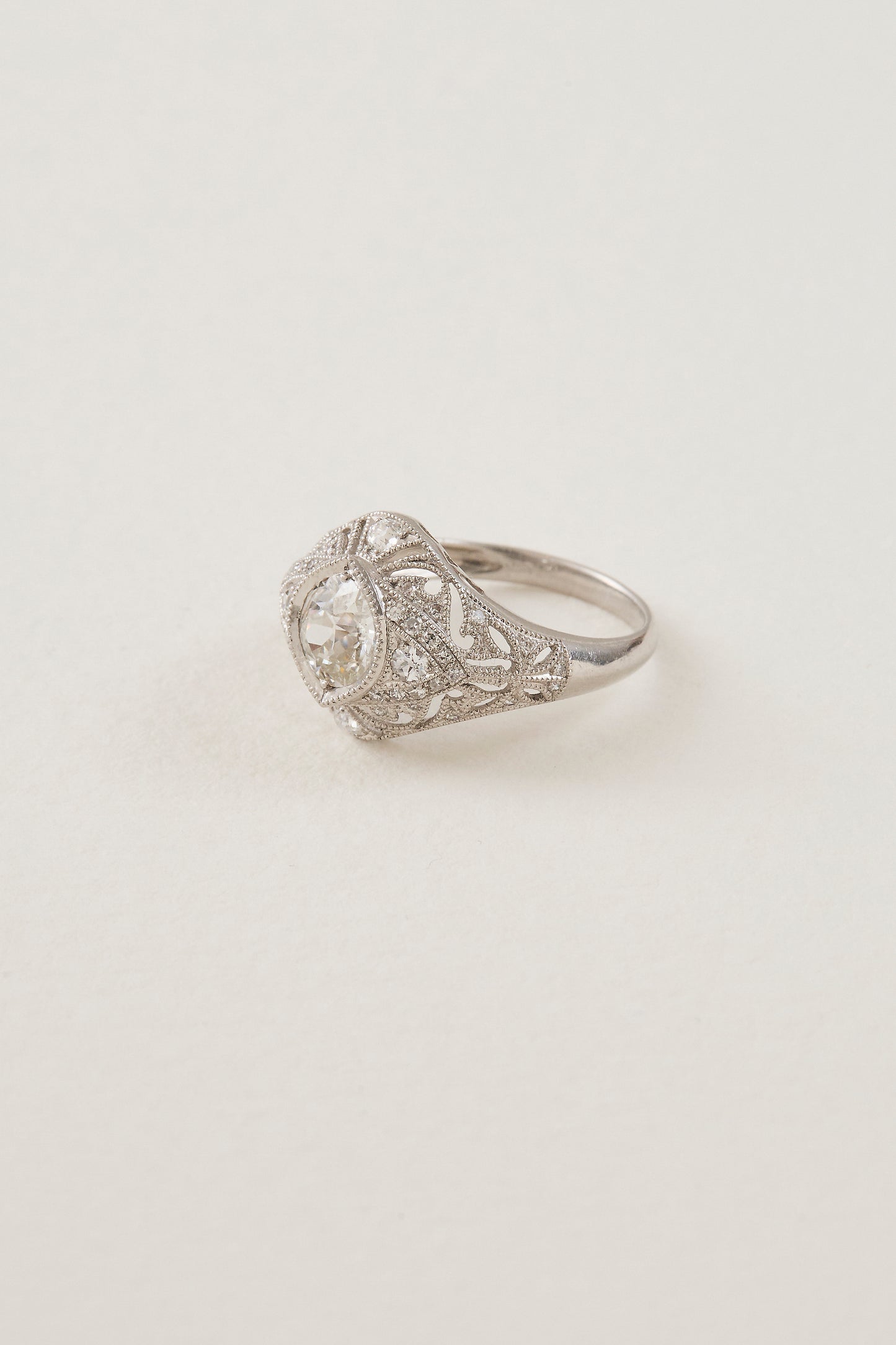 Dome Art Deco Design Ring