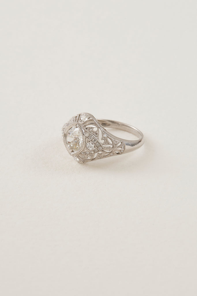 Dome Art Deco Design Ring