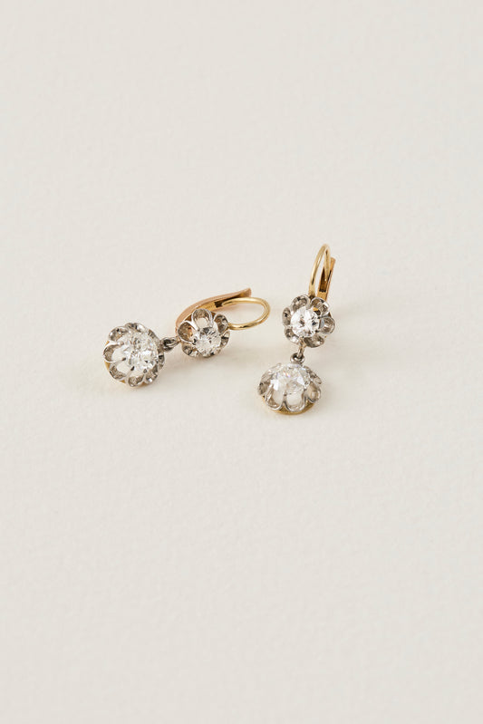 Edwardian Diamond Earrings