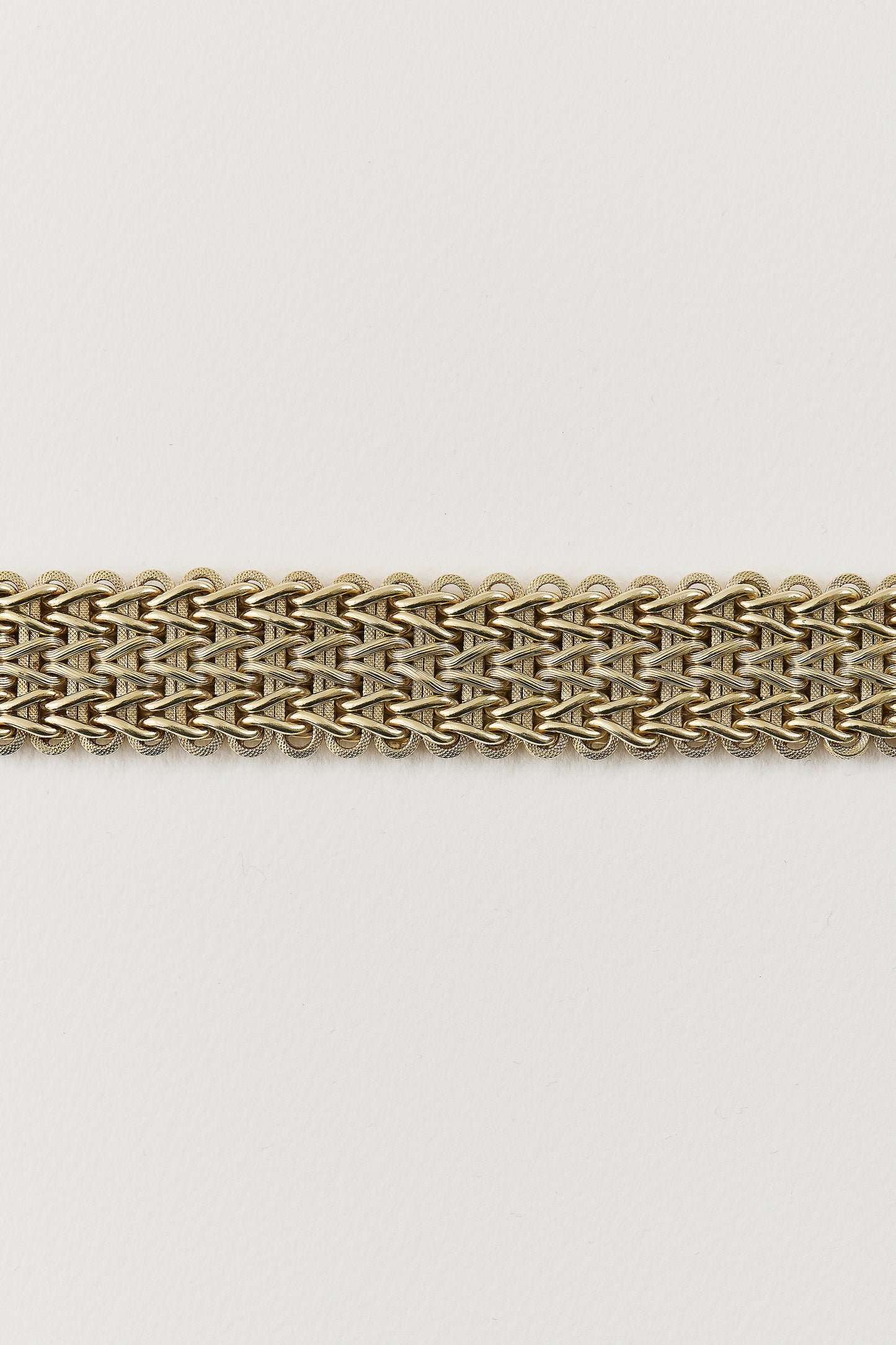 Vintage Golden Weave Bracelet