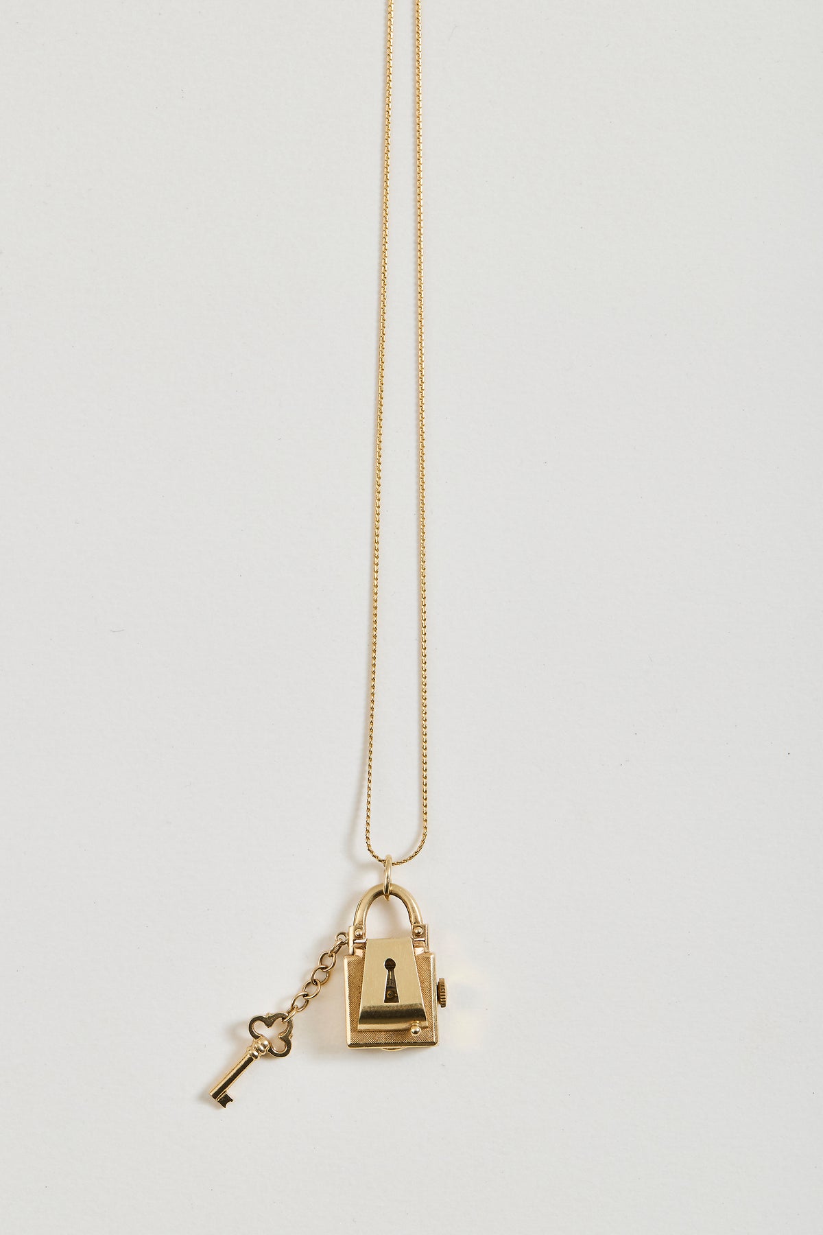 Watch Lock Necklace