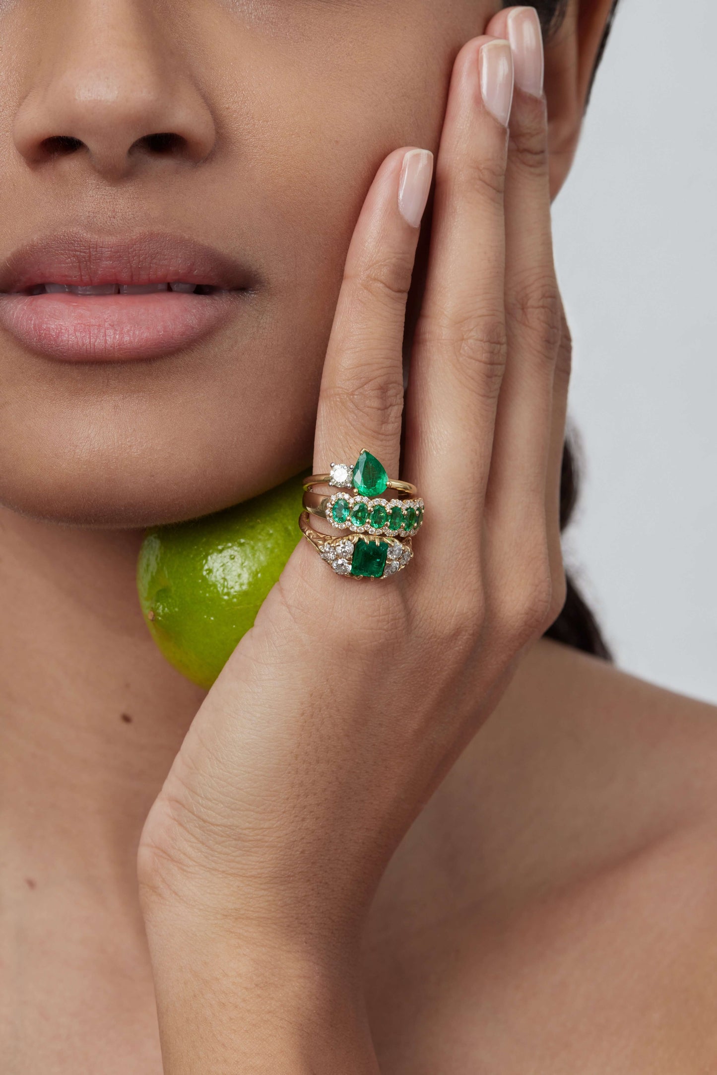 Emerald and Diamond Band