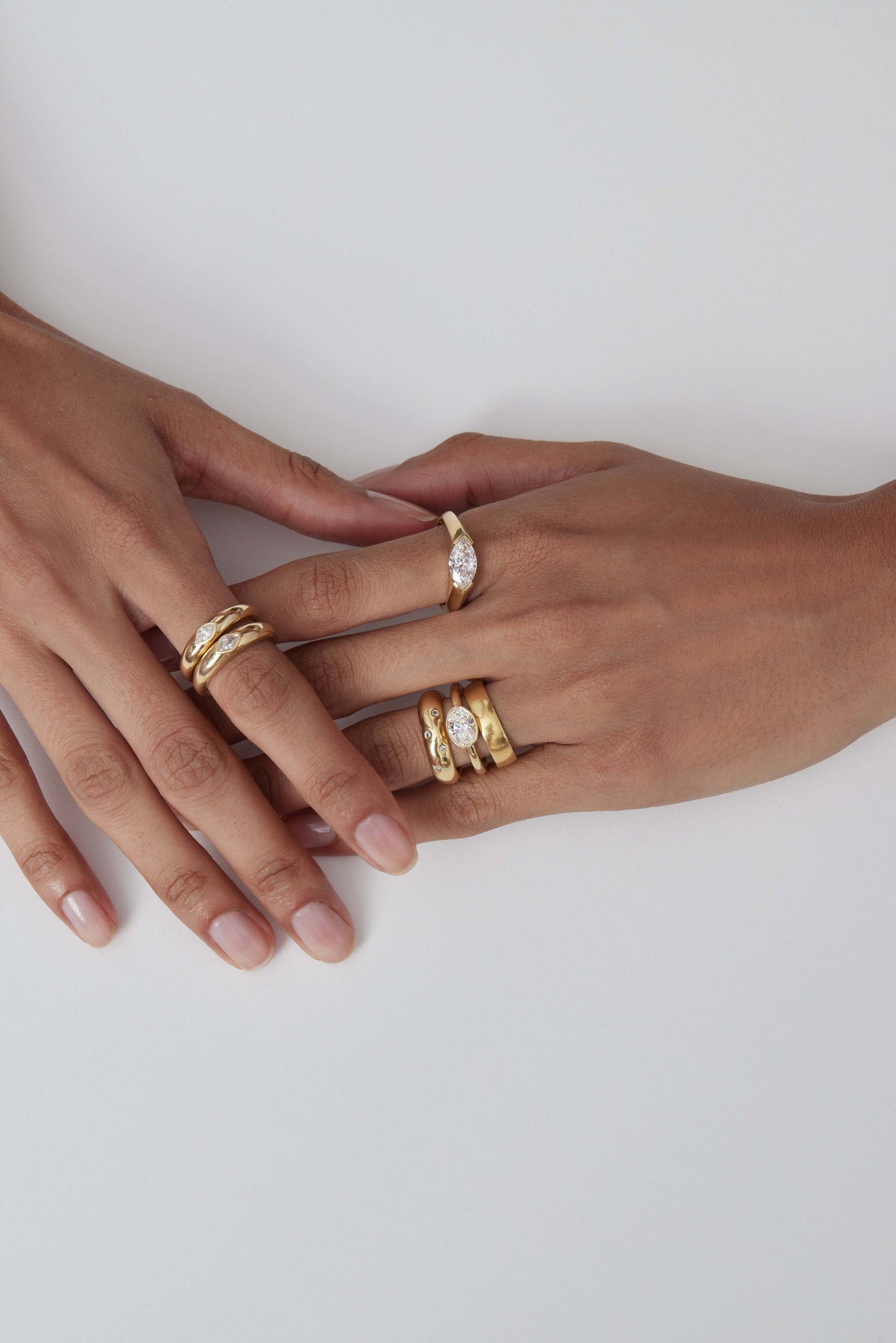 Marquise Diamond Band