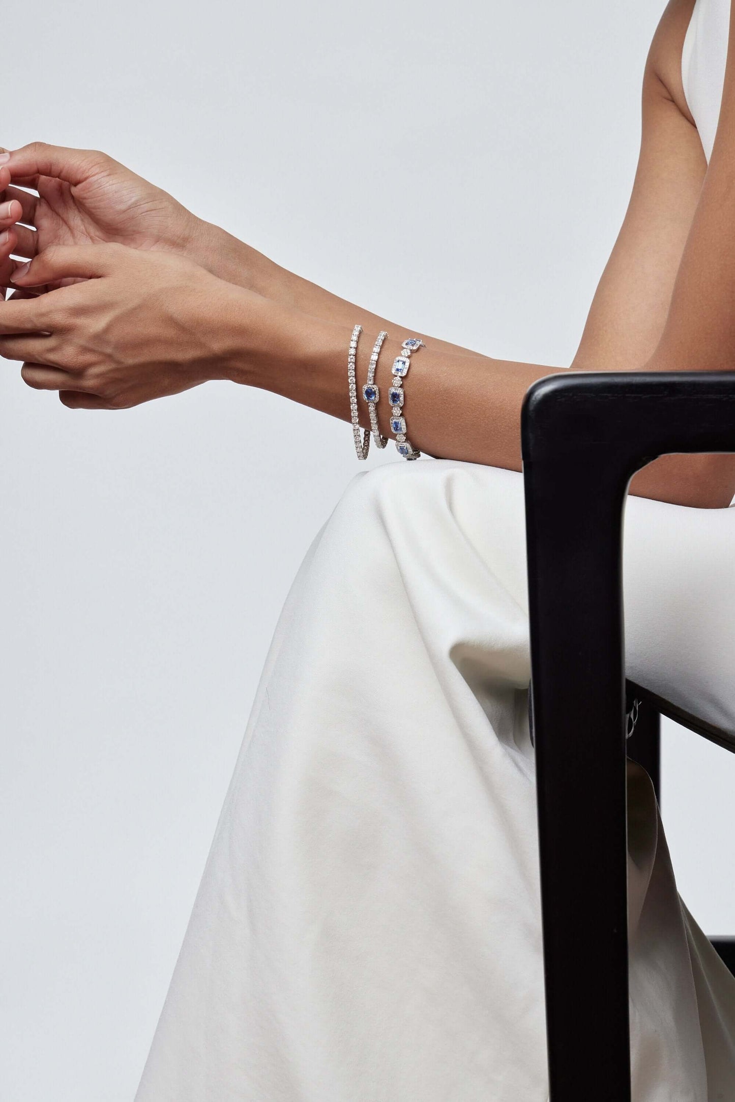 Vienna Sapphire Tennis Bracelet