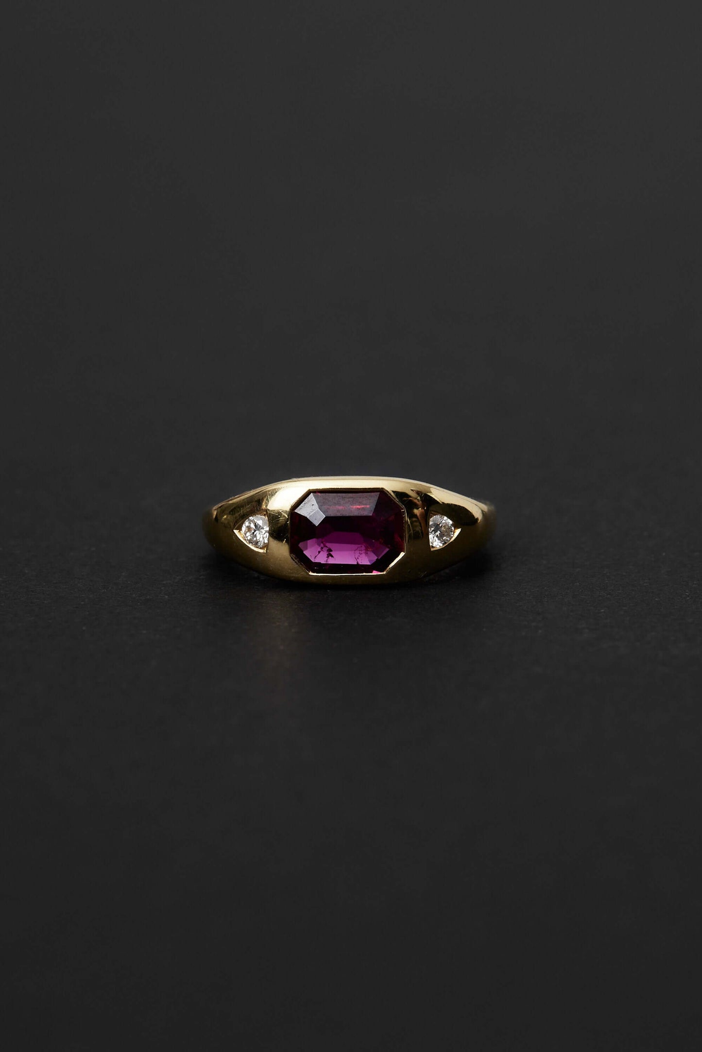 Tourmaline East West Ring