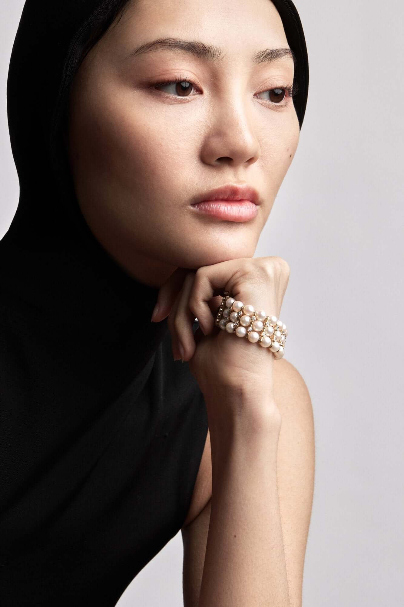 Pearl and Diamond Bracelet