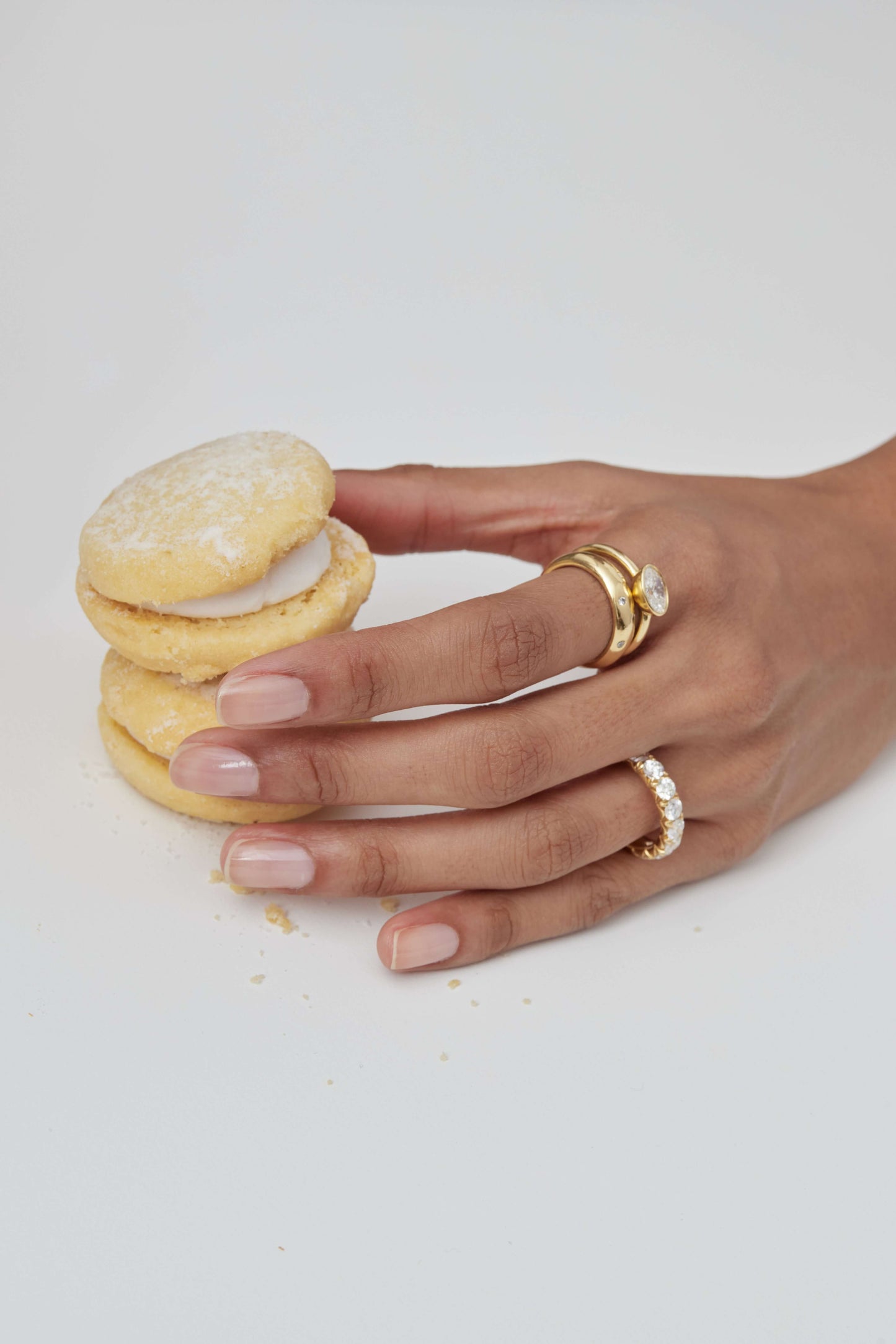 East-West Oval Bezel Ring