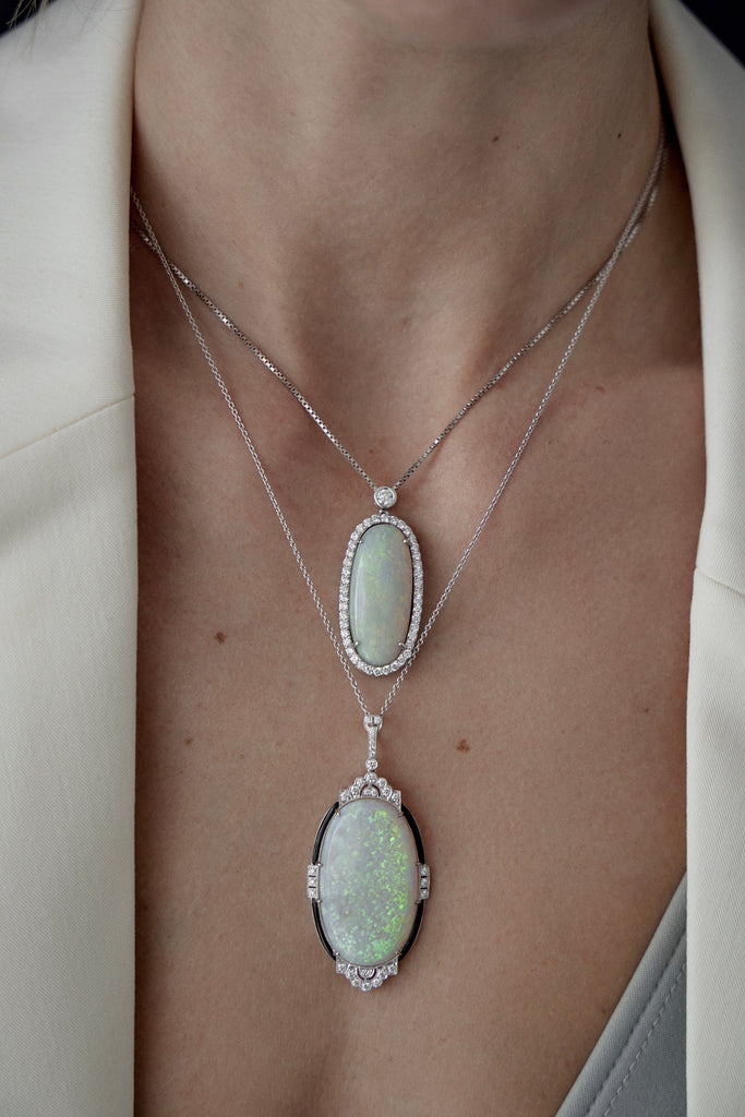 Oval Opal Pendant