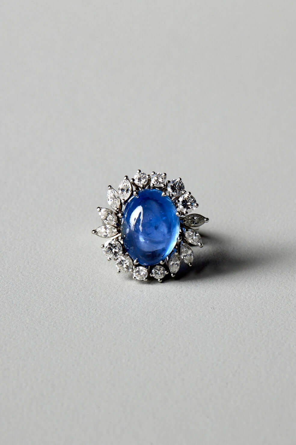 Sapphire Cabochon Ring
