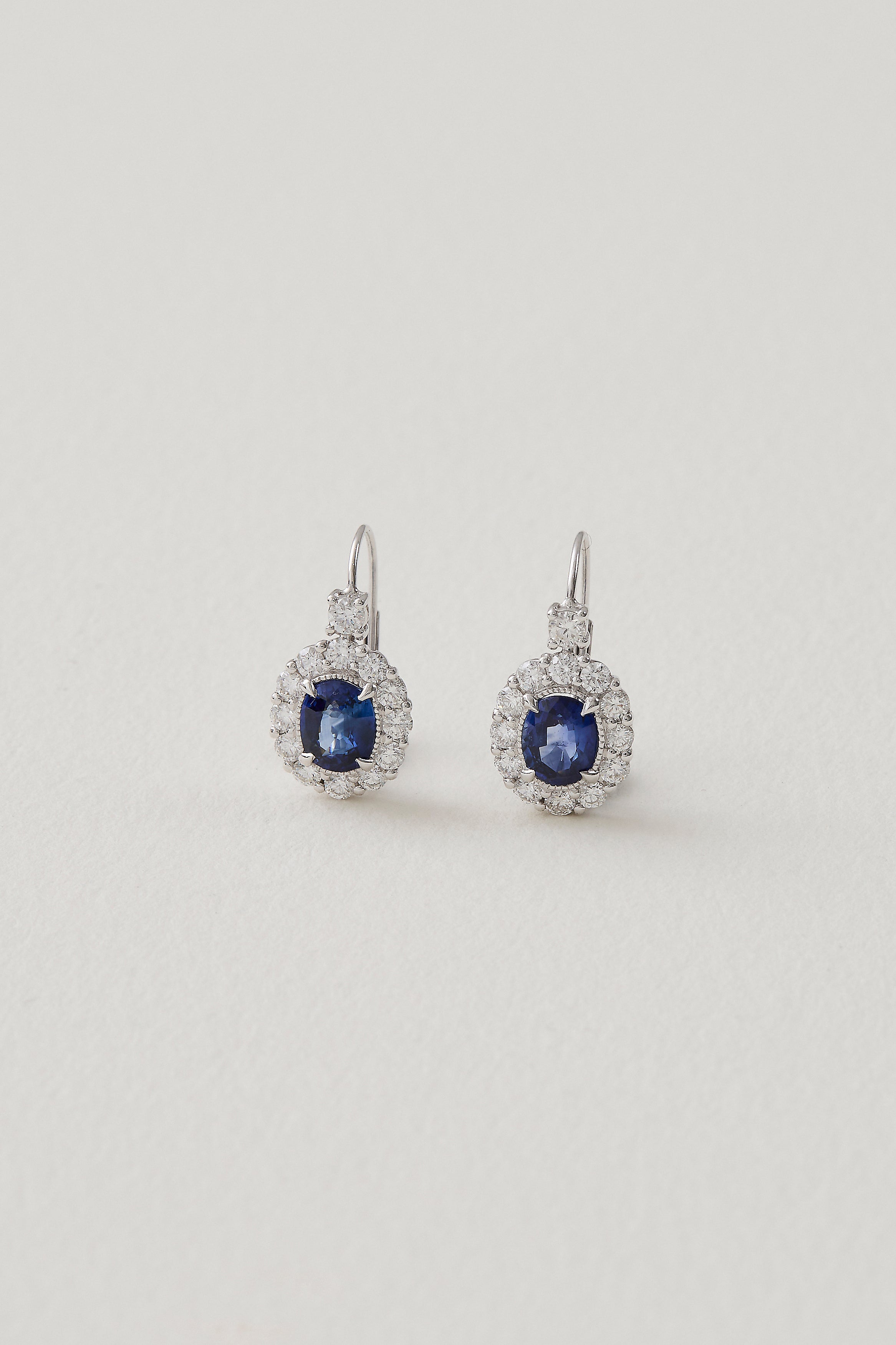 Sapphire Drop Earrings