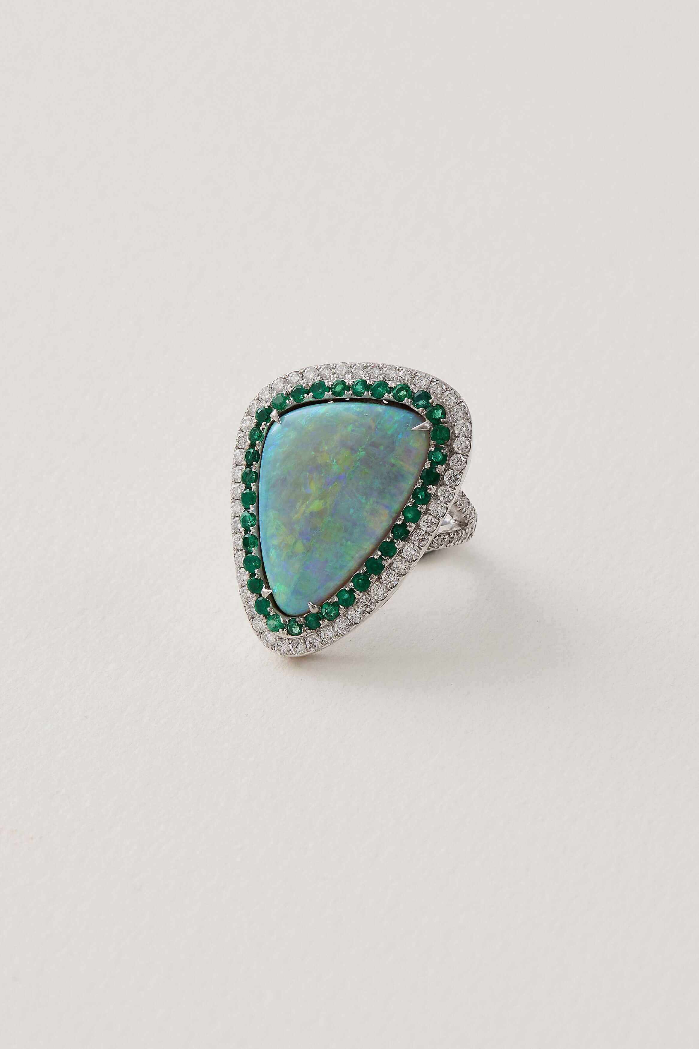 Solid Opal Ring