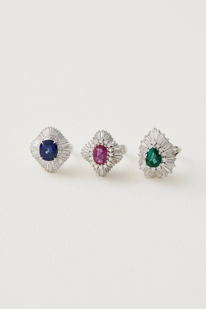 Emerald Ballerina Ring