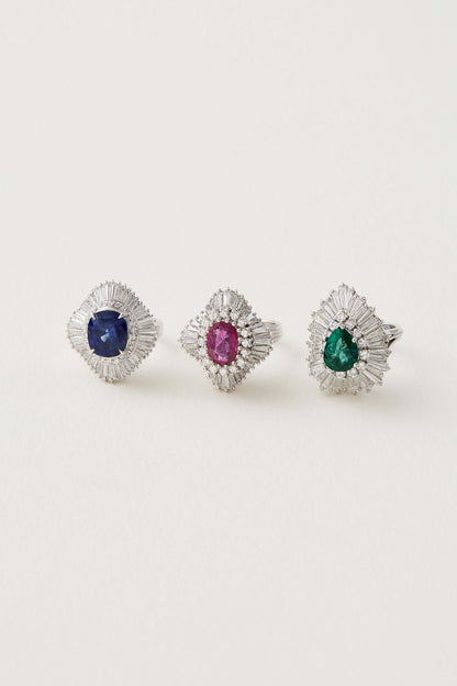 Sapphire Ballerina Ring