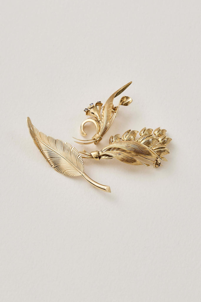 Mid-Century Tiffany & Co. Leaf Brooch