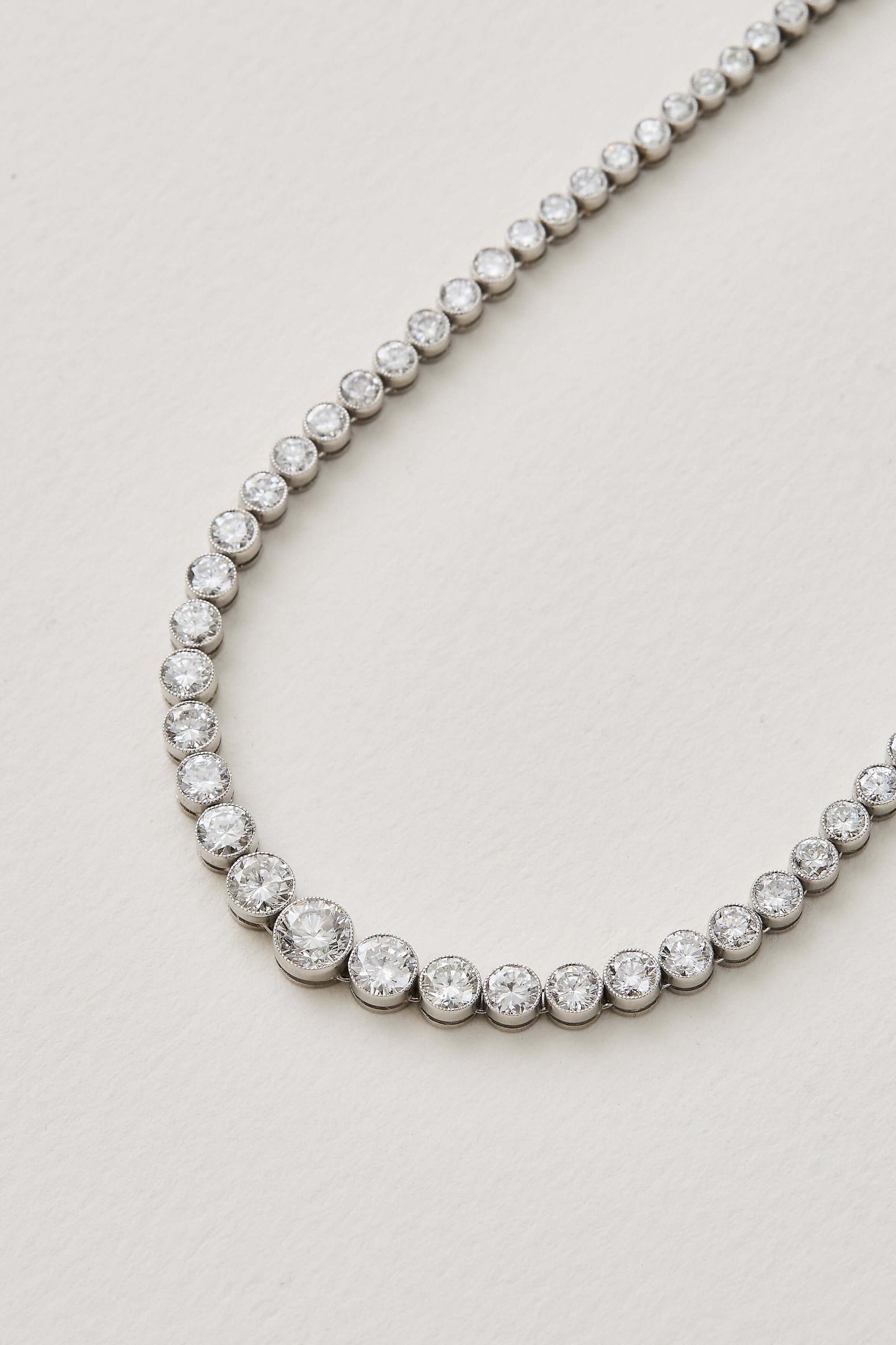Diamond Riviera Deco Necklace