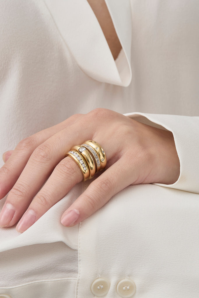 Channel-Set Half Eternity Band