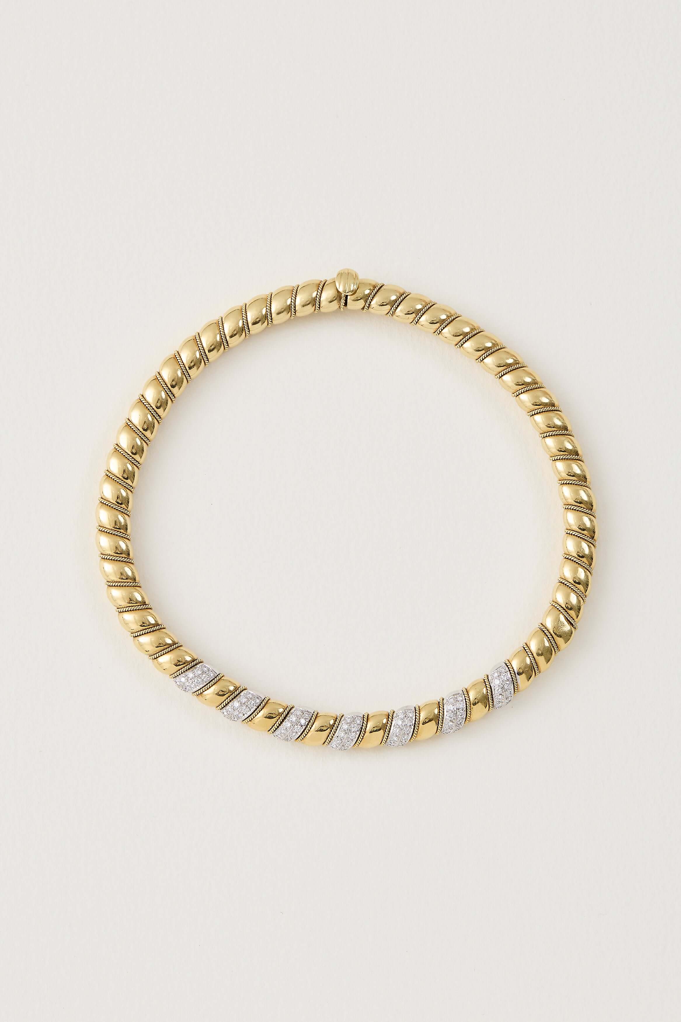 Vintage Sabbadini Twist Necklace