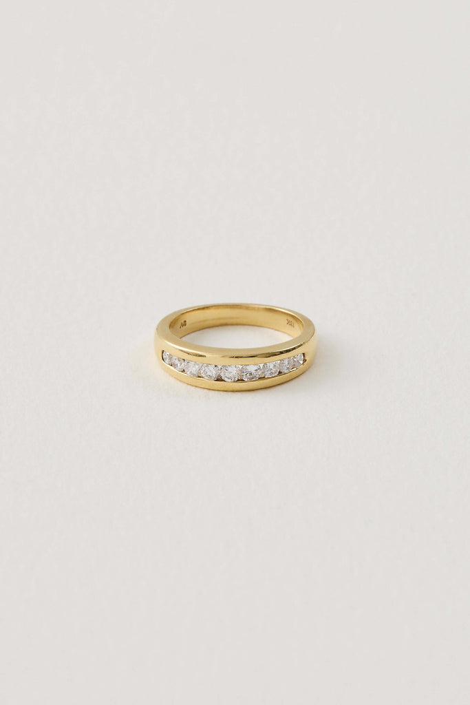 Channel-Set Half Eternity Band