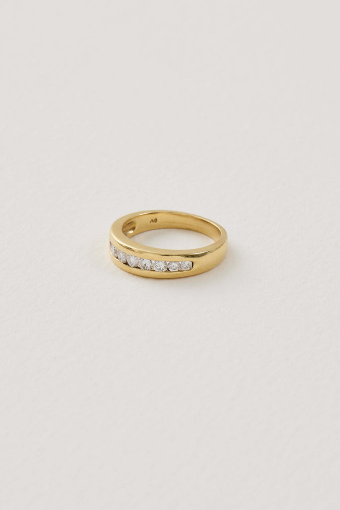 Channel-Set Half Eternity Band