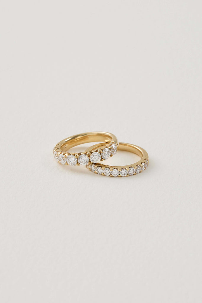 Diamond Half Eternity Band