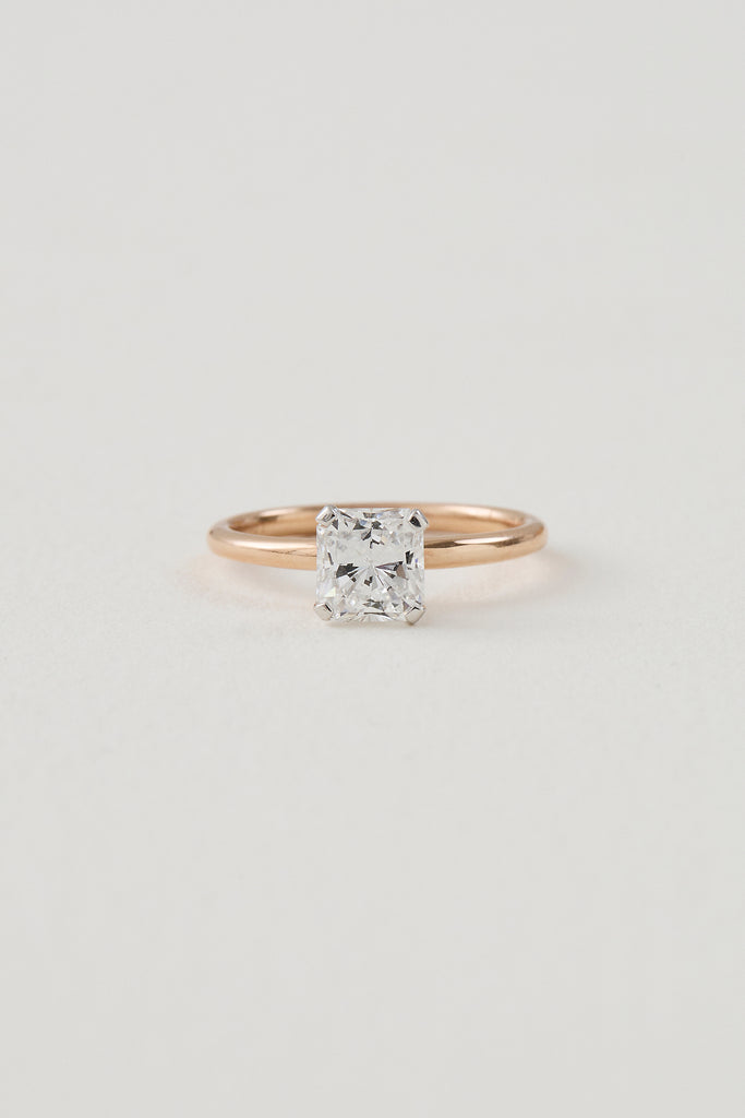 Radiant Solitaire Ring